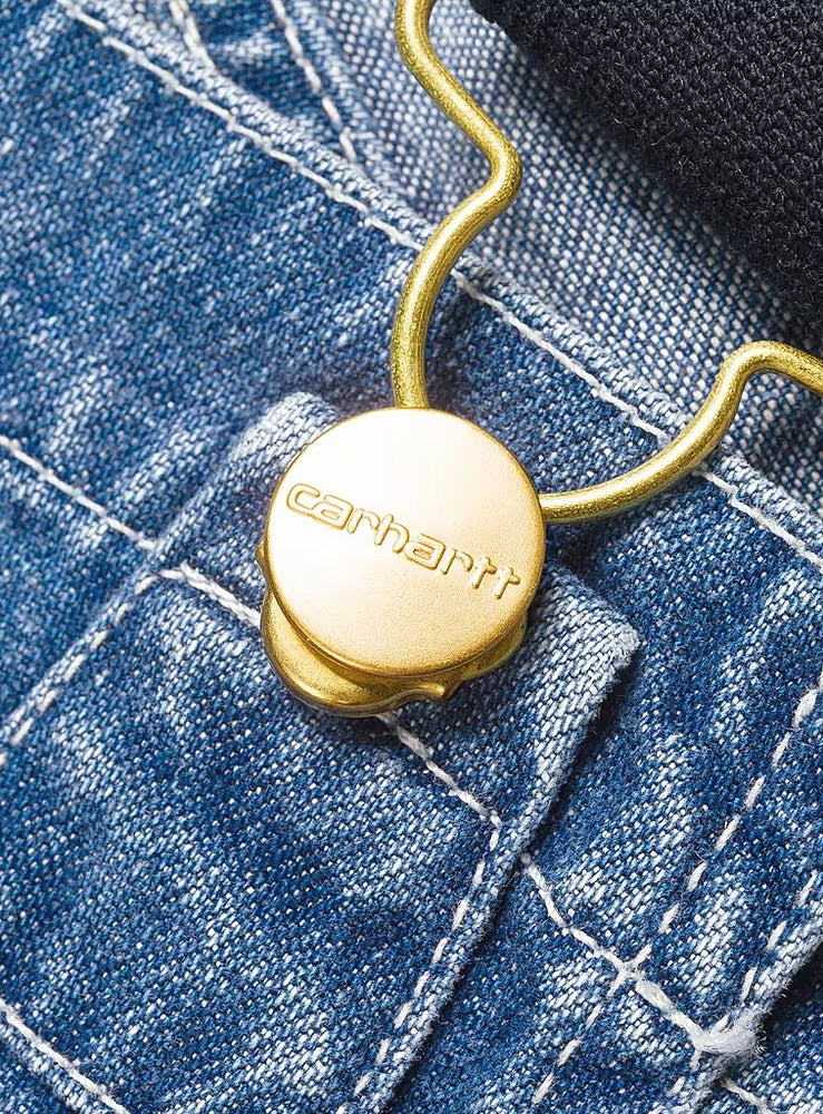 CARHARTT WIP Bib Overall Blue Stone Washed