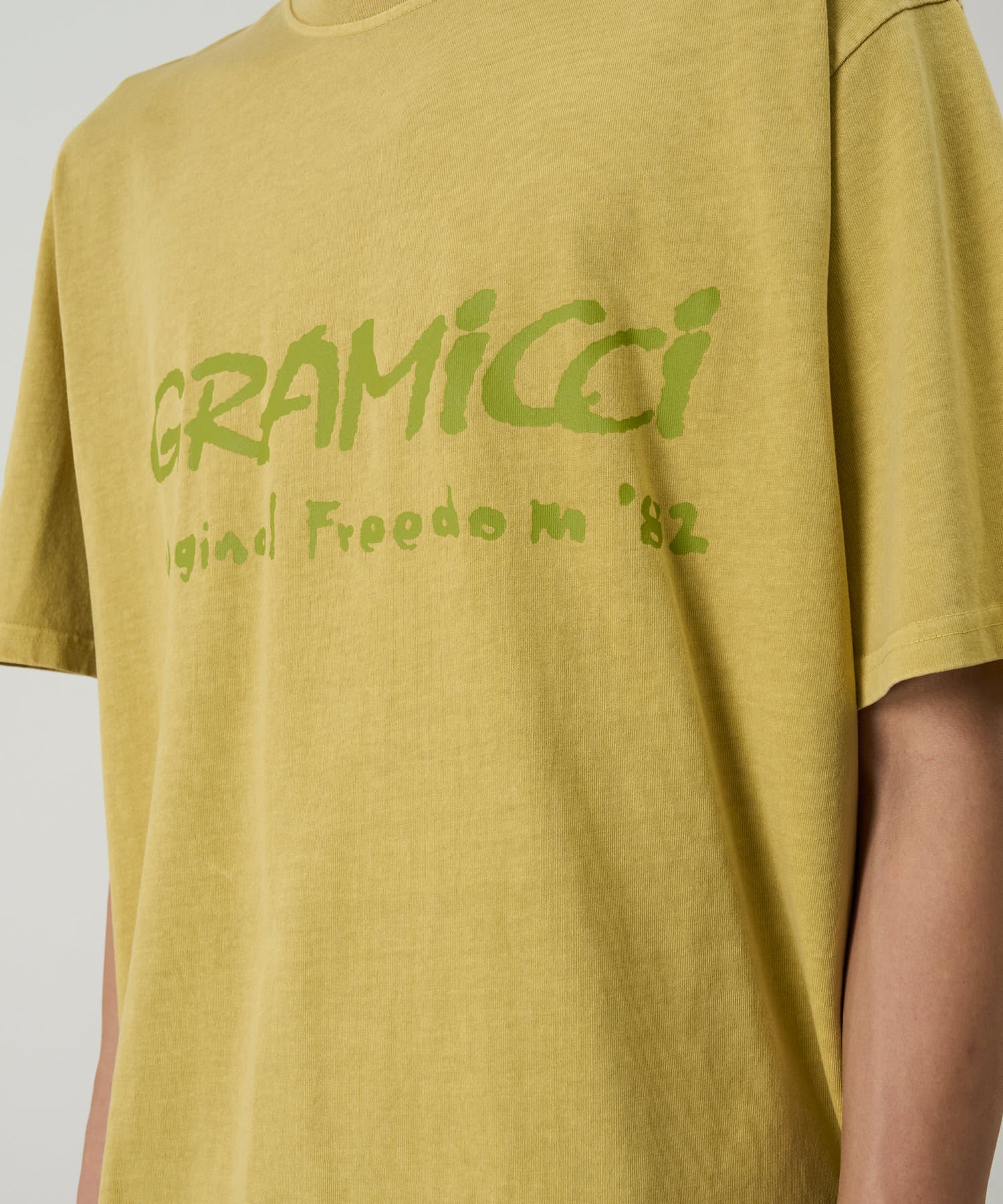 GRAMICCI Freedom Tee Pigment Dyed Sulphur Pigment