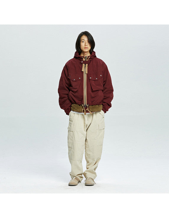 FRIZMWORKS Smock Hooded Parka 002 Burgundy