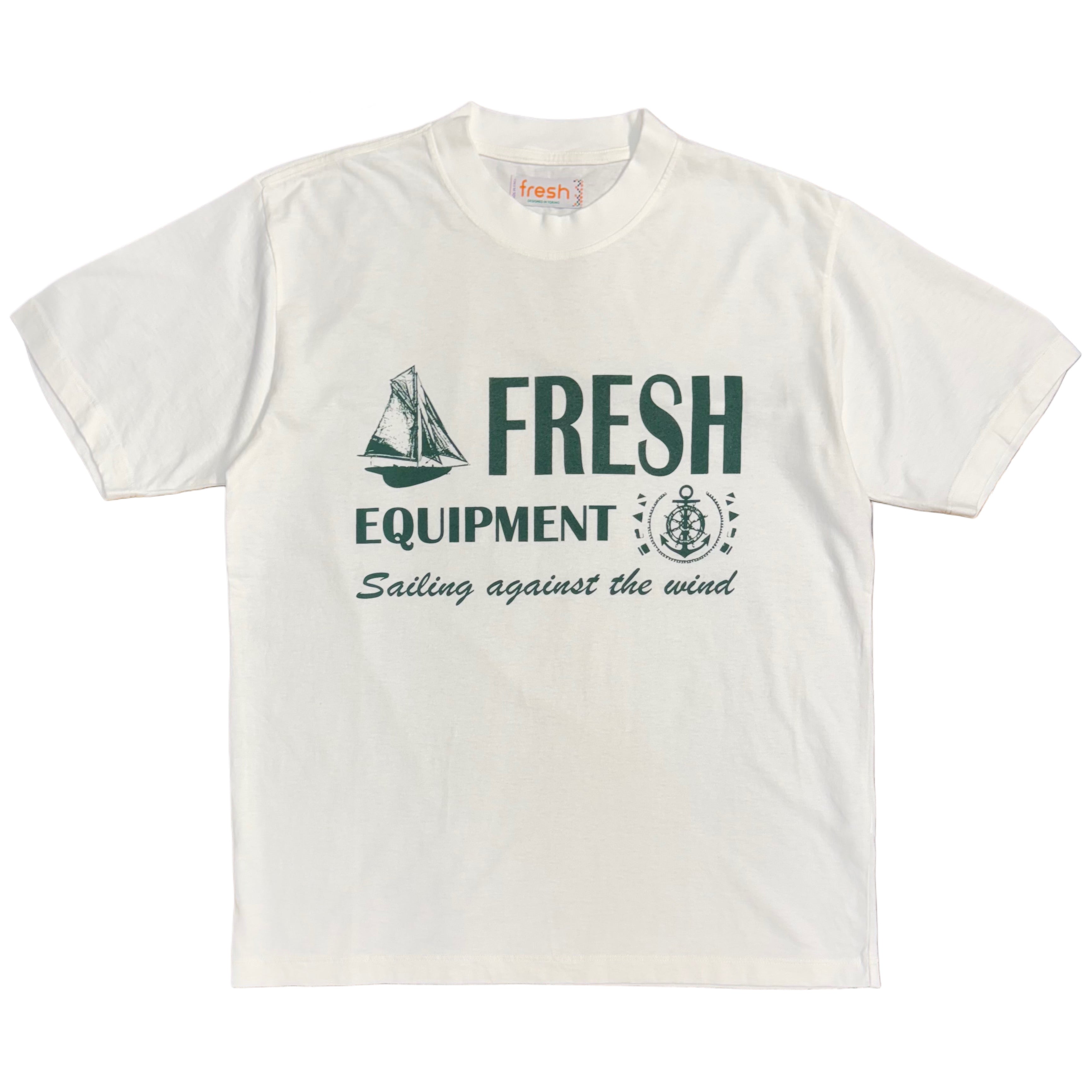 FRESH Equipment Cotton Tee in White
