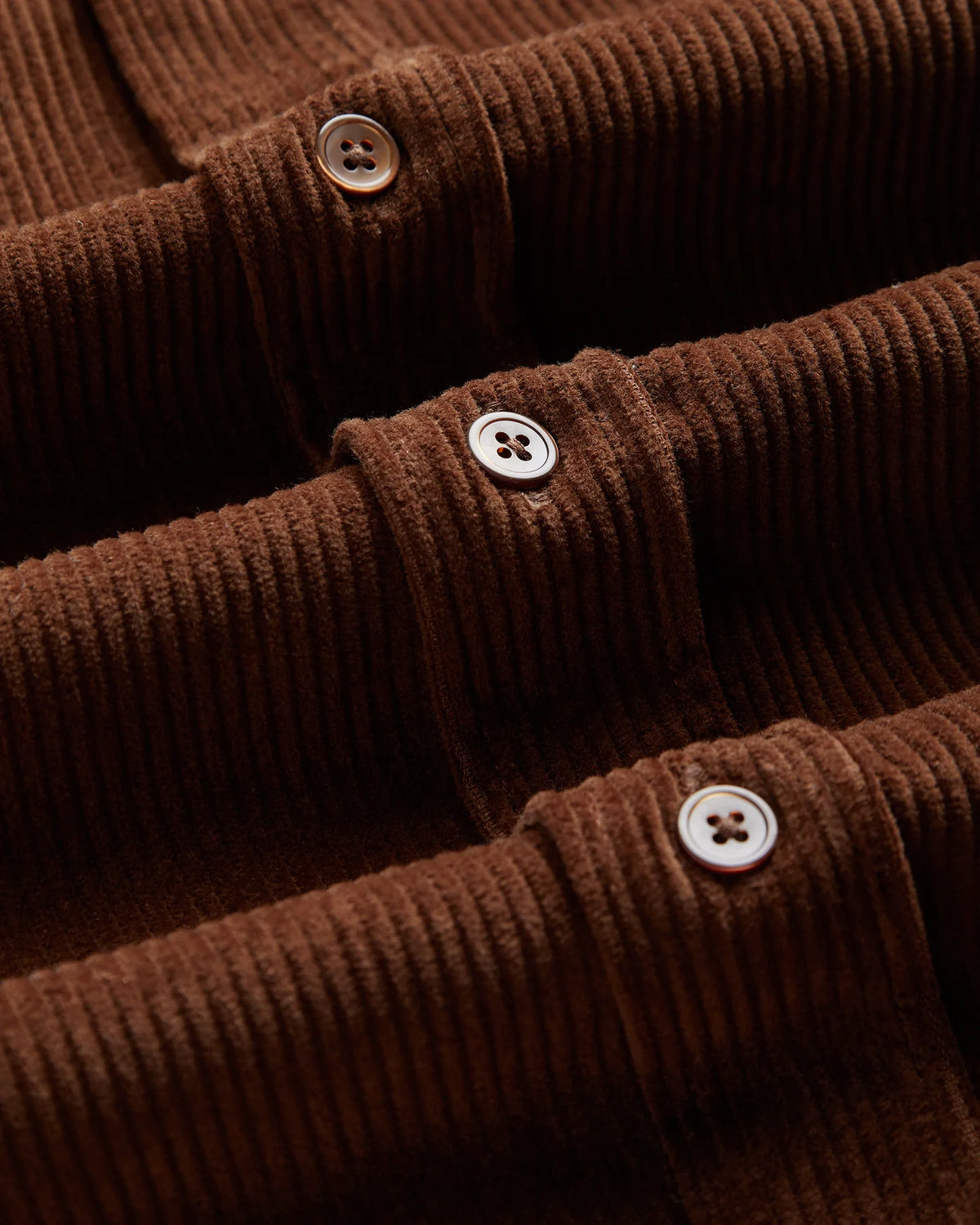 PORTUGUESE FLANNEL Lobo Brown Corduroy Shirt