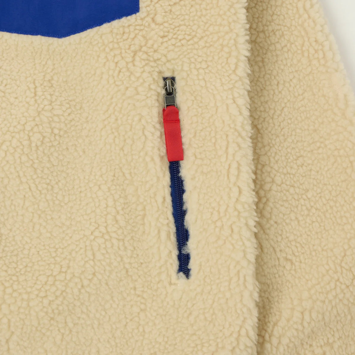 PATAGONIA Men's Classic Retro-X® Fleece Jacket Dark Natural White Cobalt