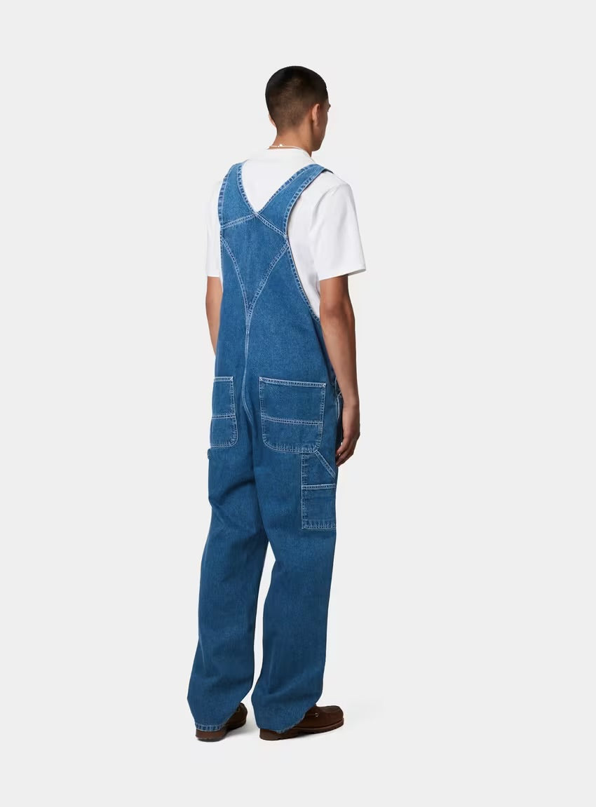 CARHARTT WIP Bib Overall Blue Stone Washed