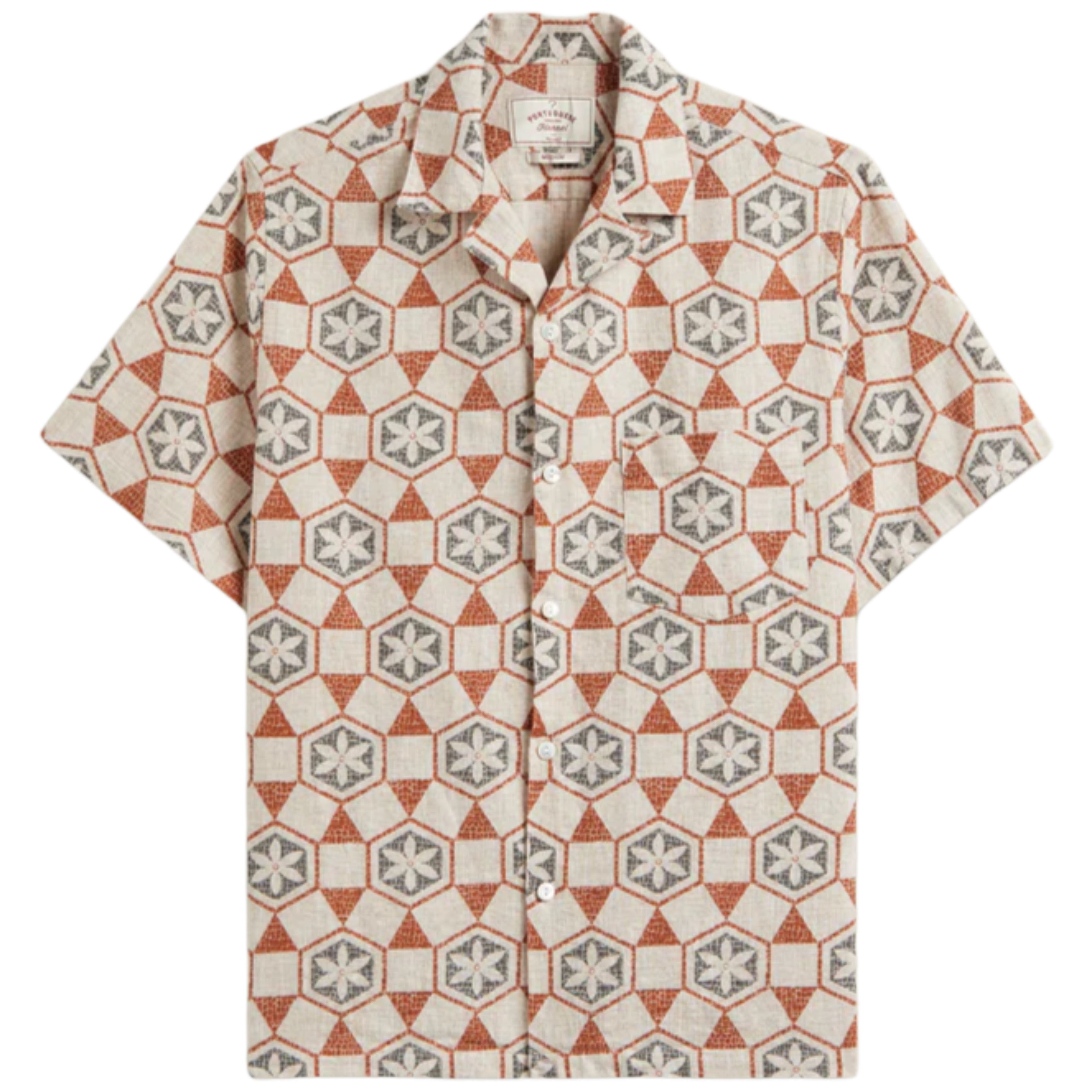 PORTUGUESE FLANNEL Pavement Short Sleeve Shirt