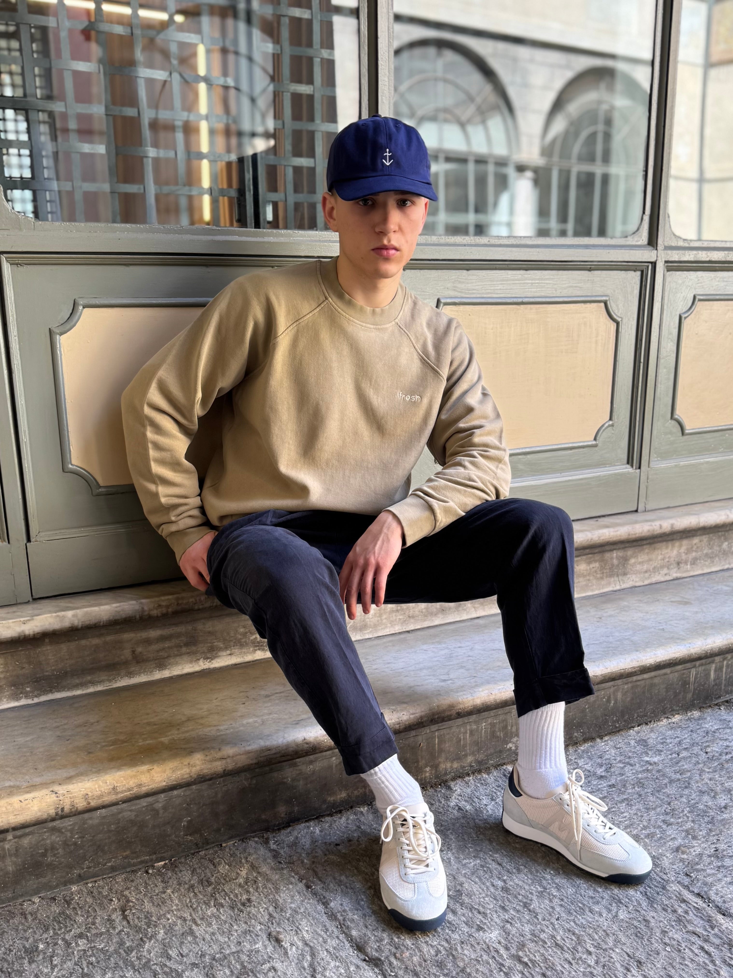FRESH Billie Cotton Sweatshirt in Havana
