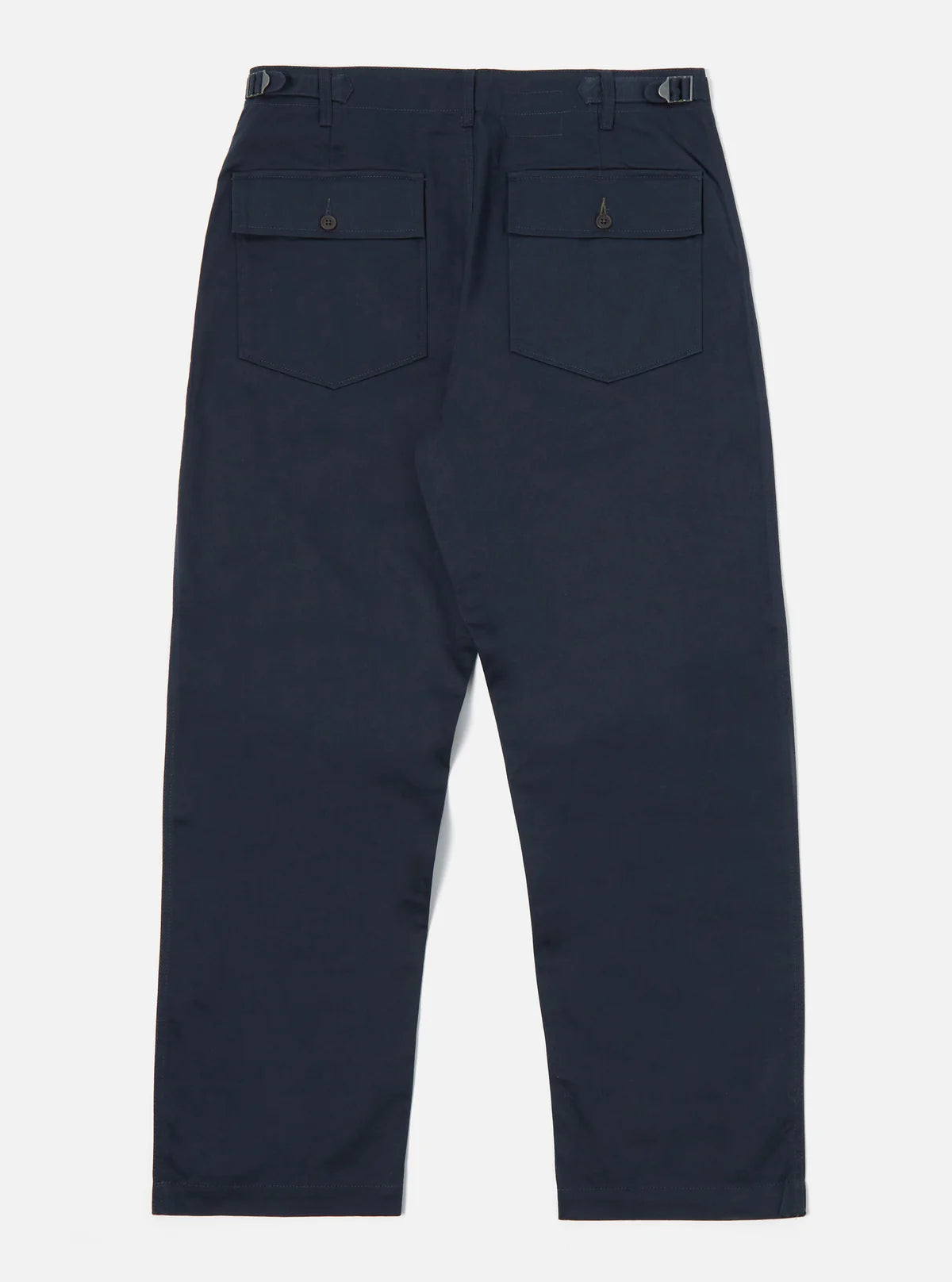 UNIVERSAL WORKS Pantalone Fatigue in Twill Blu Navy