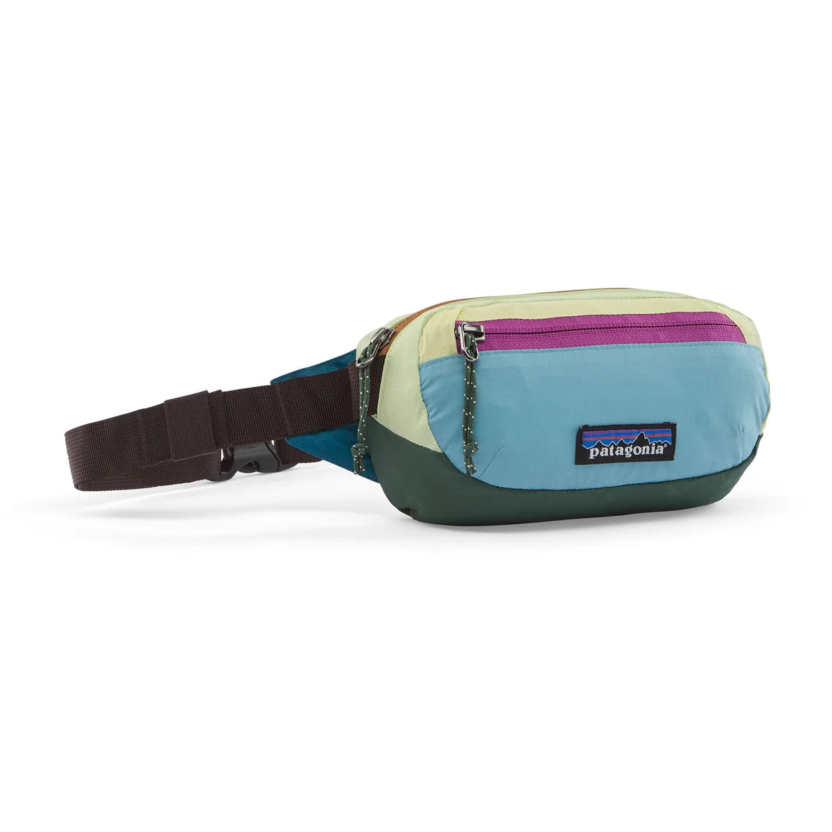 PATAGONIA Terravia Mini Hip Pack 1L Patchwork: Snowmelt Blue