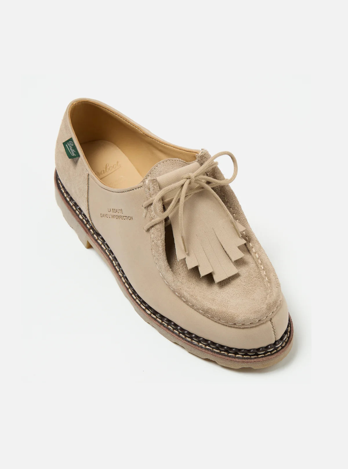 PARABOOT x Universal Works Michael in Sand Leather Suede