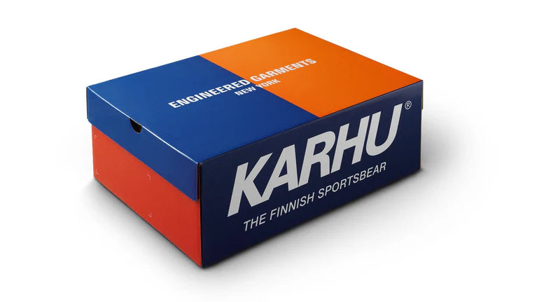KARHU X ENGINEERED GARMENTS Mestari Sprint Classic Blue Jaffa Orange