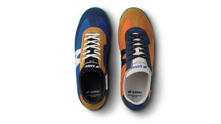 KARHU X ENGINEERED GARMENTS Mestari Sprint Classic Blue Jaffa Orange