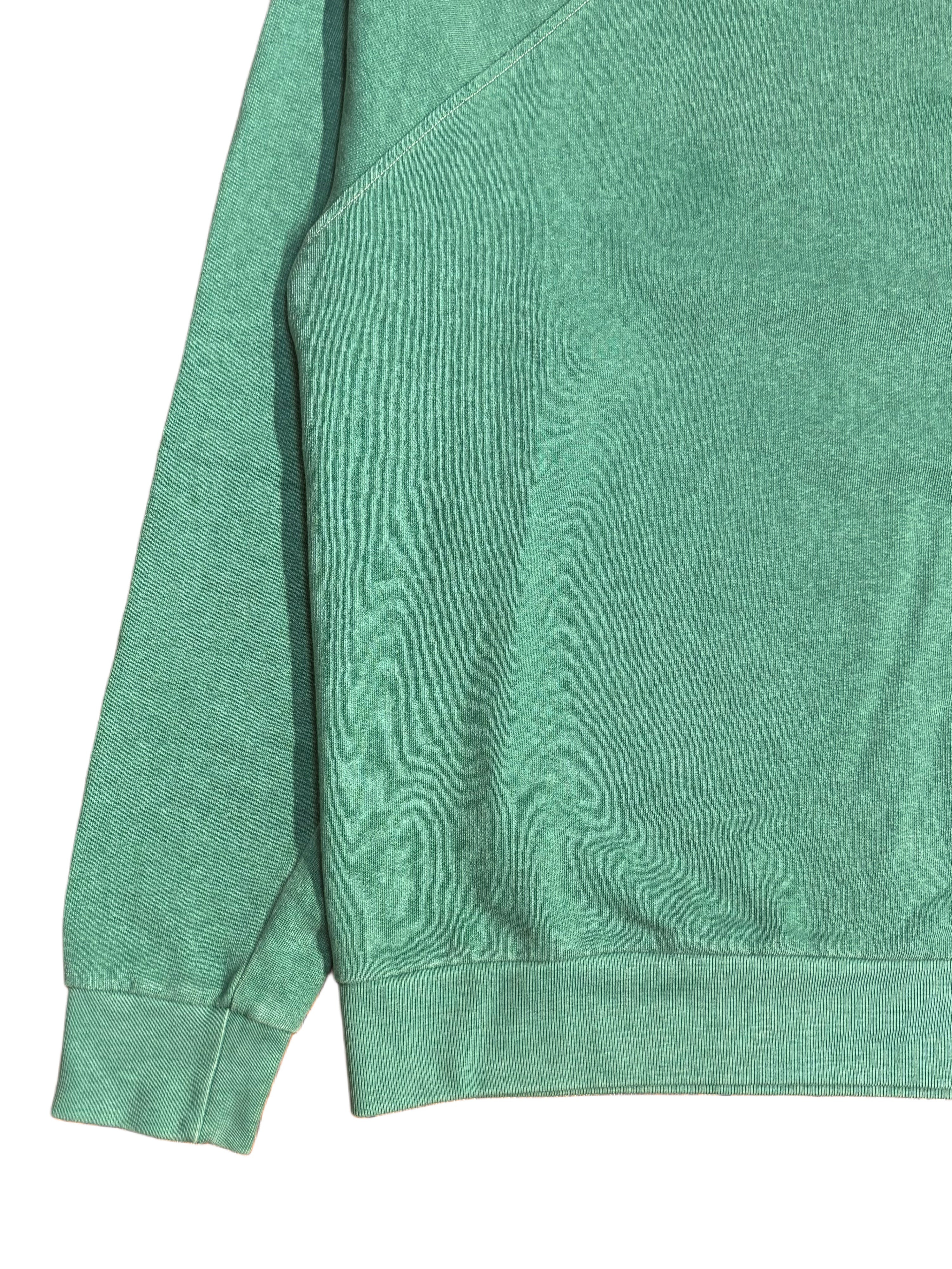 Sweat-shirt en coton plaqué Billie FRESH vert gai
