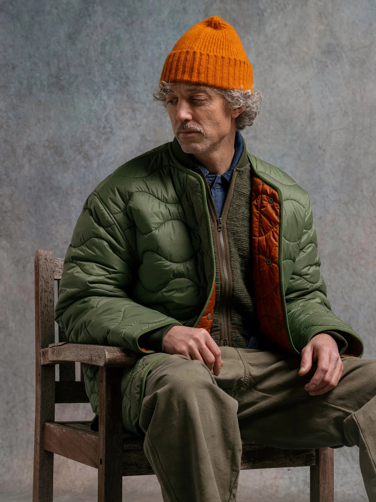 KESTIN Islay Quilted Jacket in Fern Green Recycled Nylon