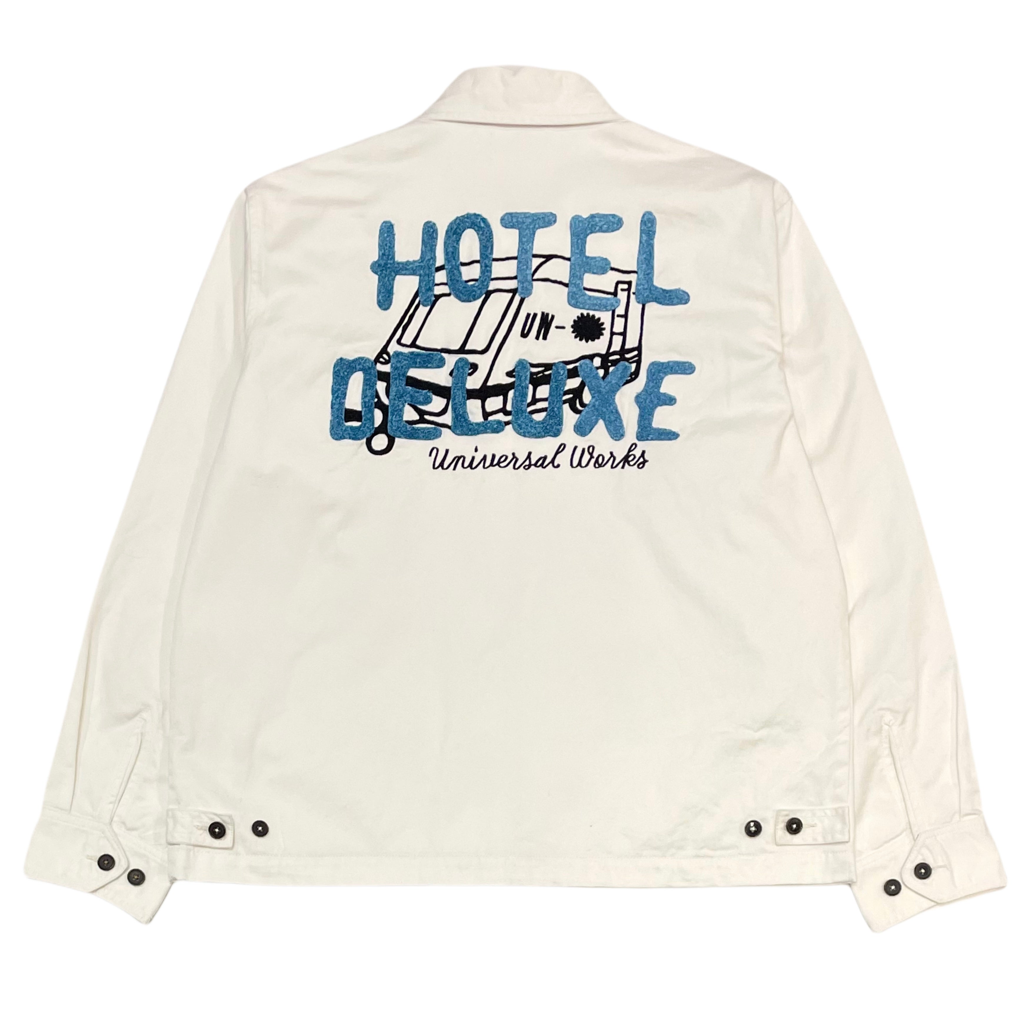 UNIVERSAL WORKS Windcheater Jacket In Ecru