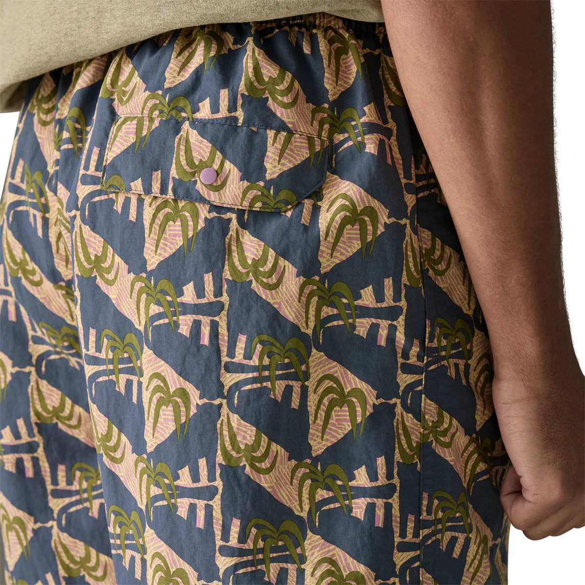 PATAGONIA Pantaloncini da Uomo Baggies™ - 5" Jaguar Geo: Dolomite Blue