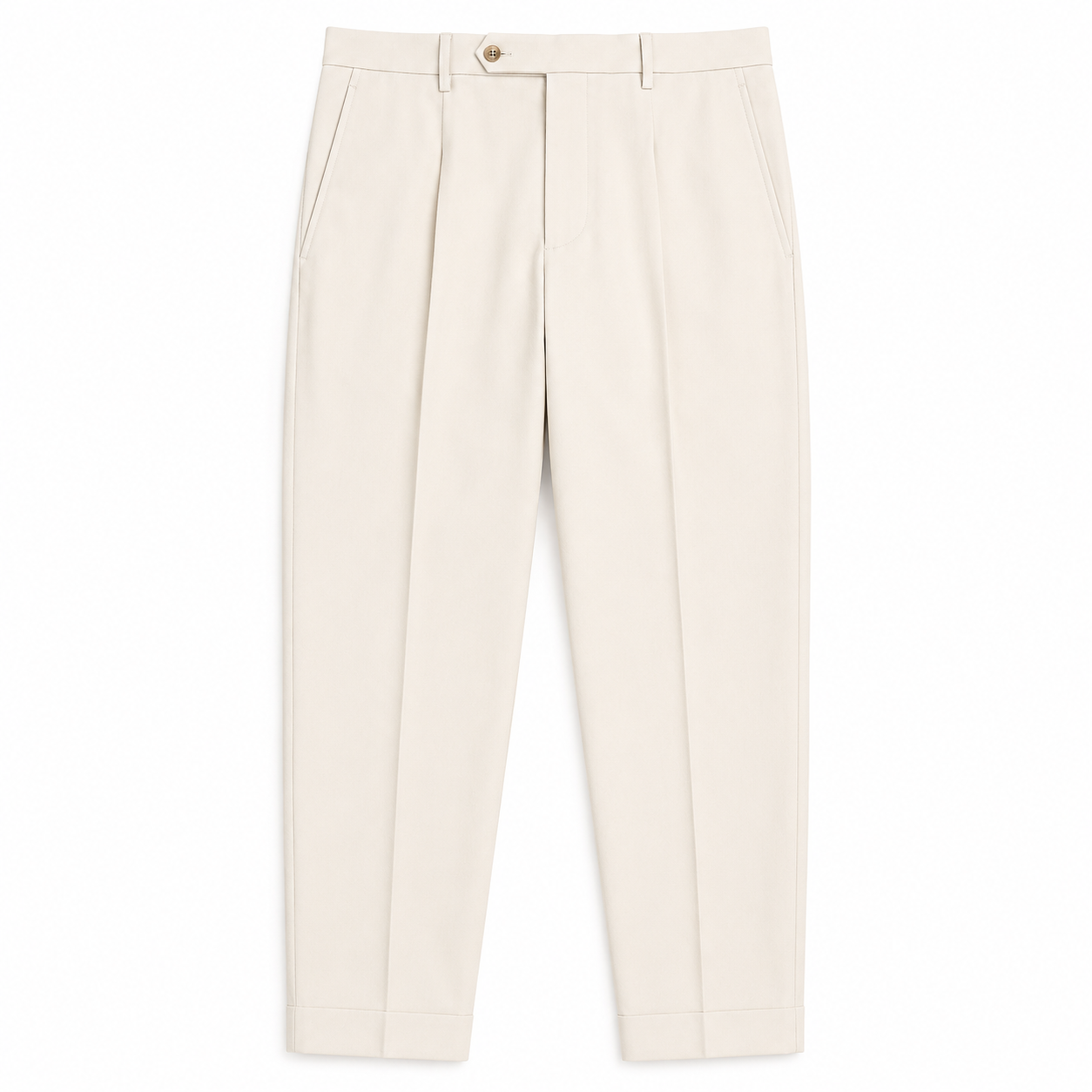 Pantalon Chino Renzo Frais Beige Écru