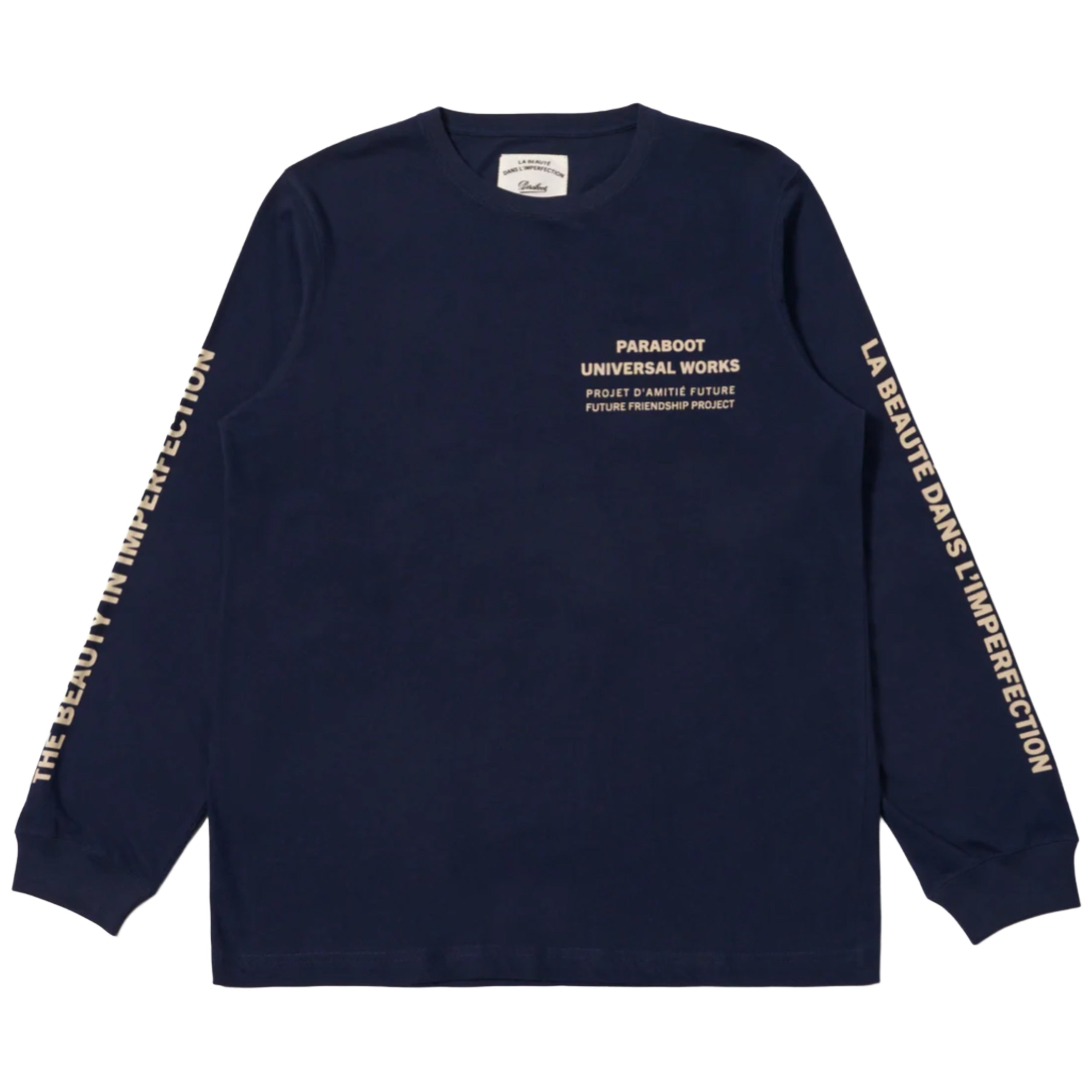PARABOOT x Universal Works Navy Single Jersey Long Sleeve Tee