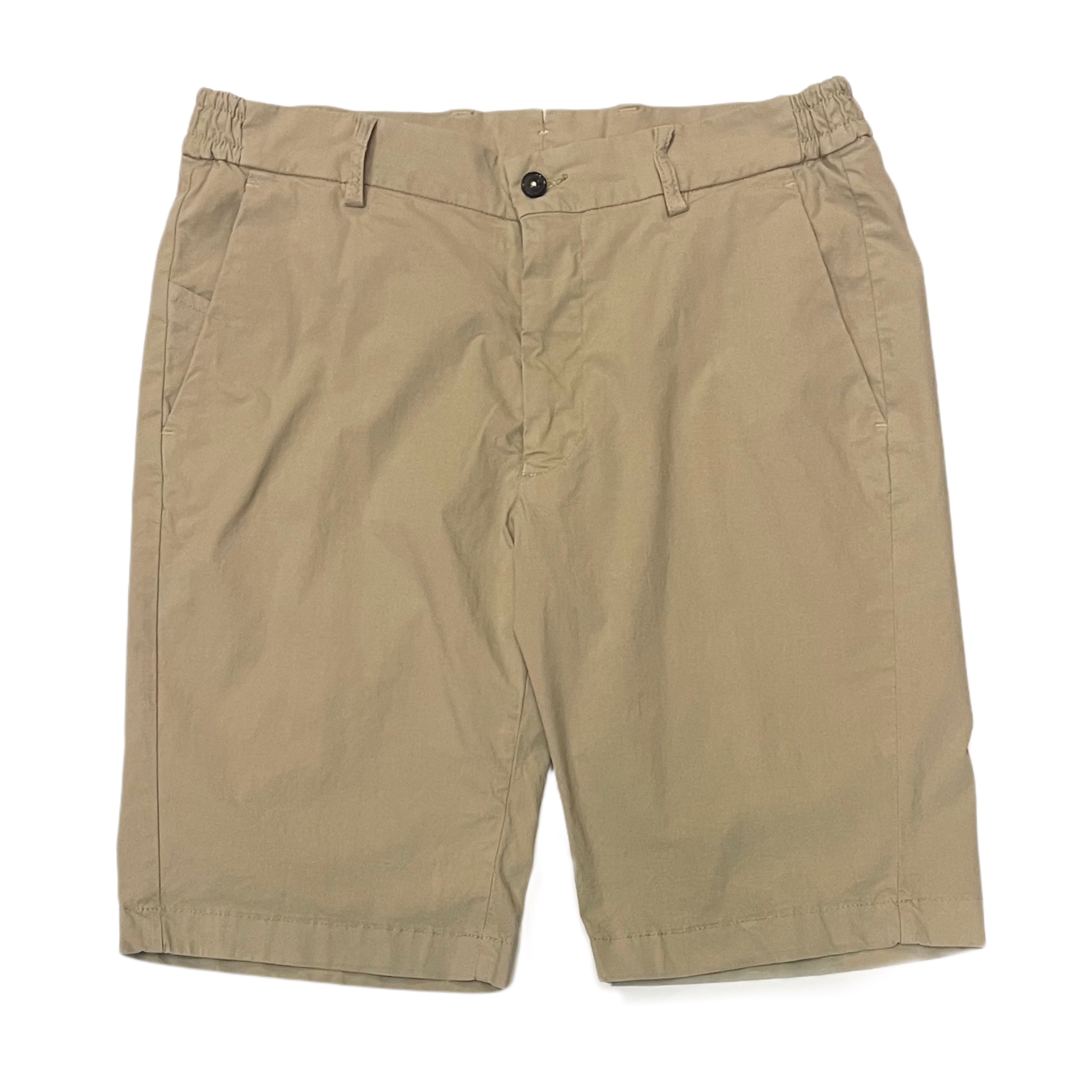FRESH Recco Cotton Chino Shorts In Beige