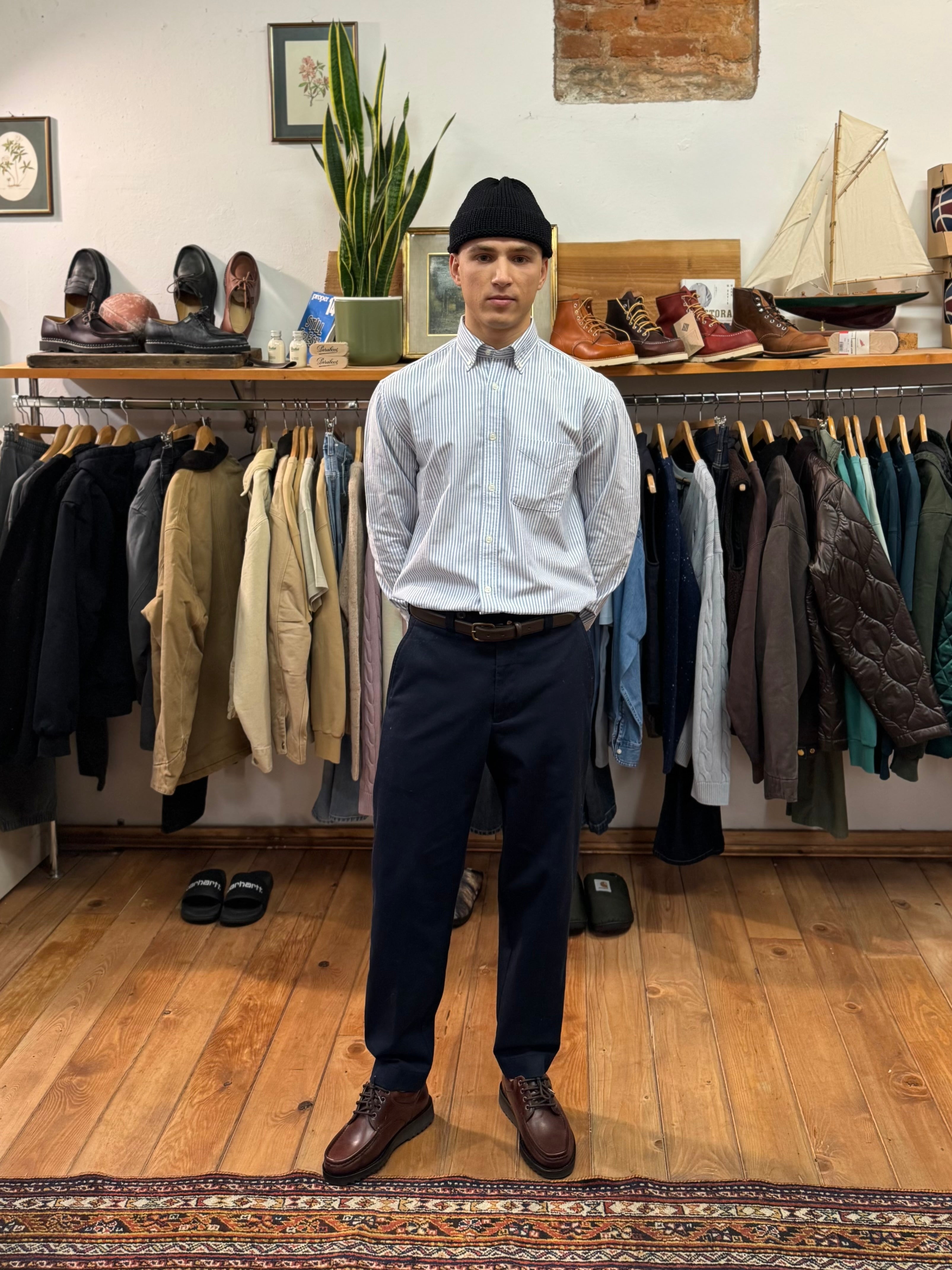 FRESH Light Blue Oxford Cotton Button Down Shirt