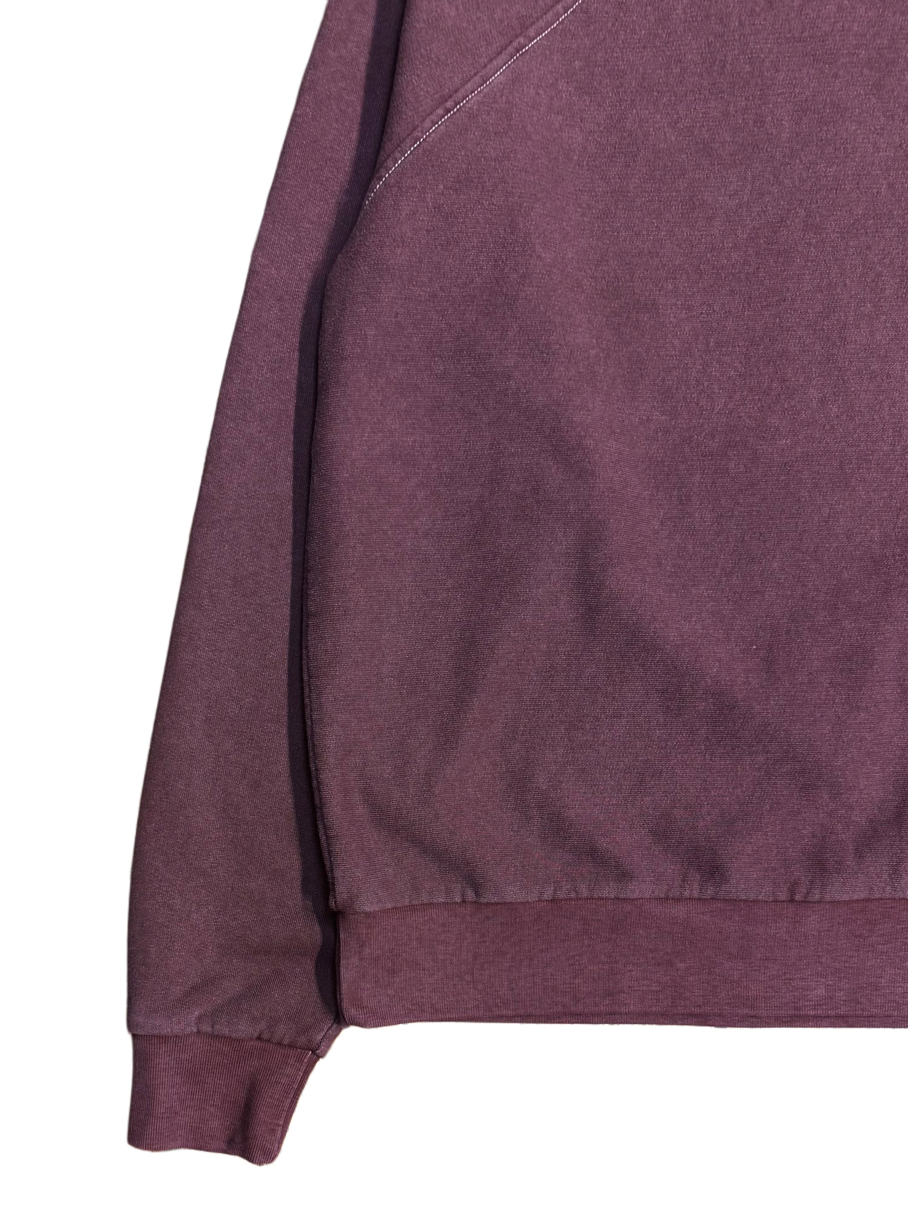 FRESH Billie Plated Cotton Sweatshirt in Bordeaux