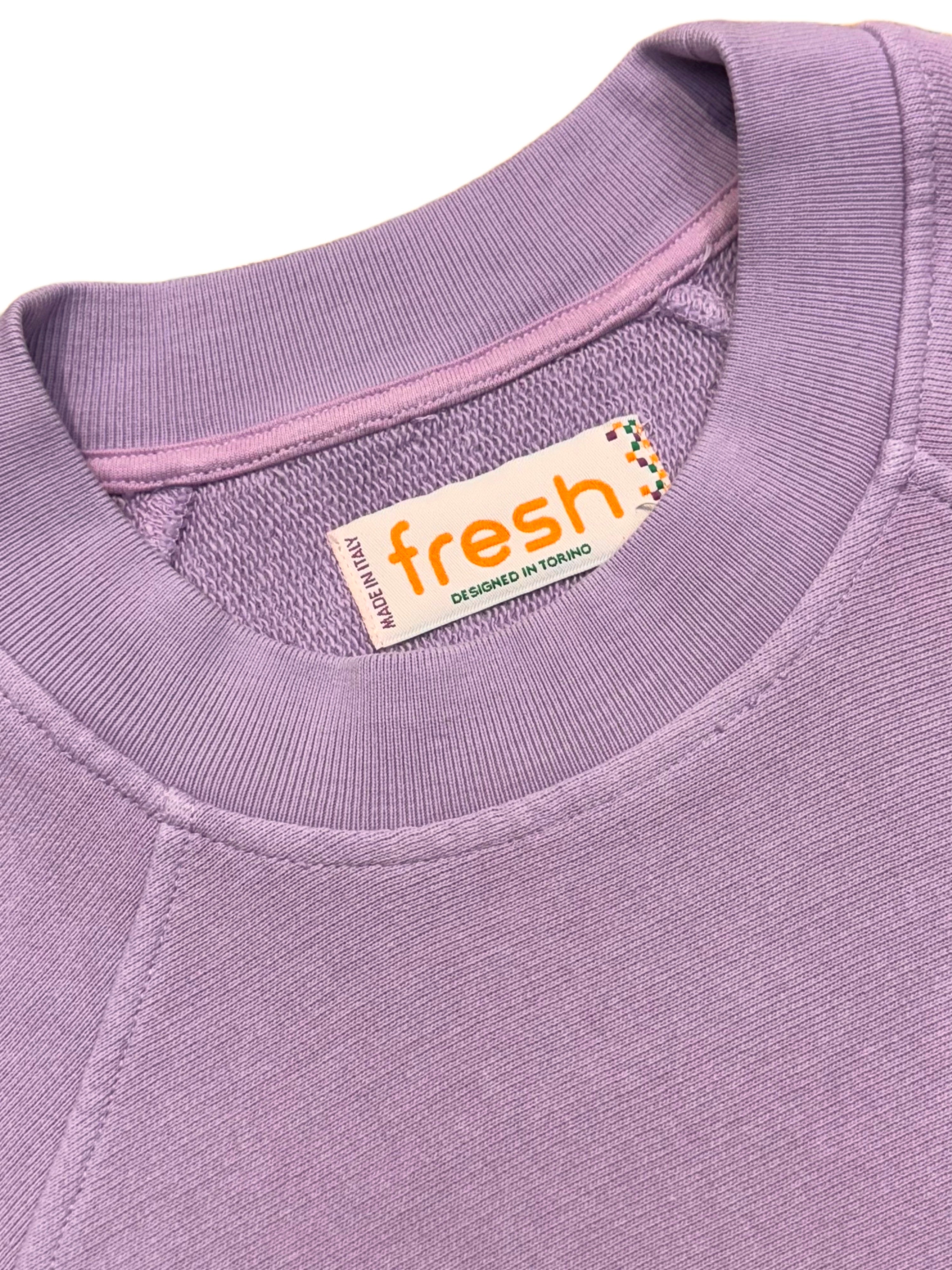 Sweat-shirt en coton FRESH Billie lilas