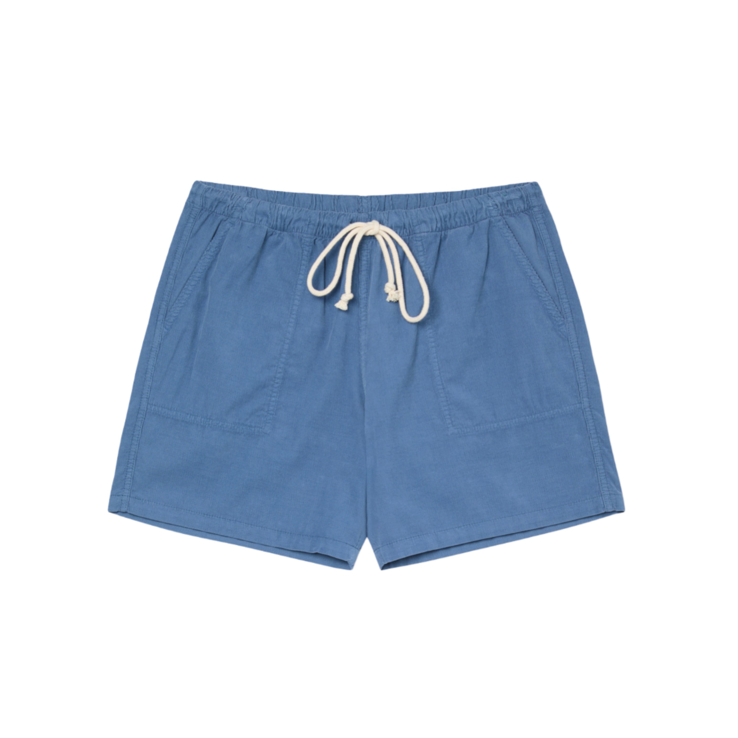 LA PAZ Formigal Shorts In Indigo Baby Corduroy
