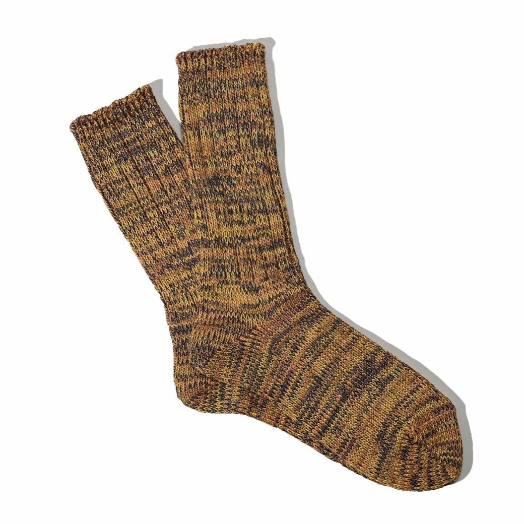 ANONYMOUS ISM 5Color Mix Crew Socks Yellow