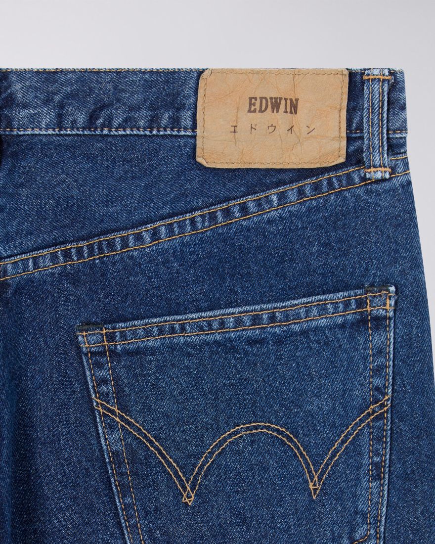 EDWIN Regular Straight Jeans Blue Mid Used