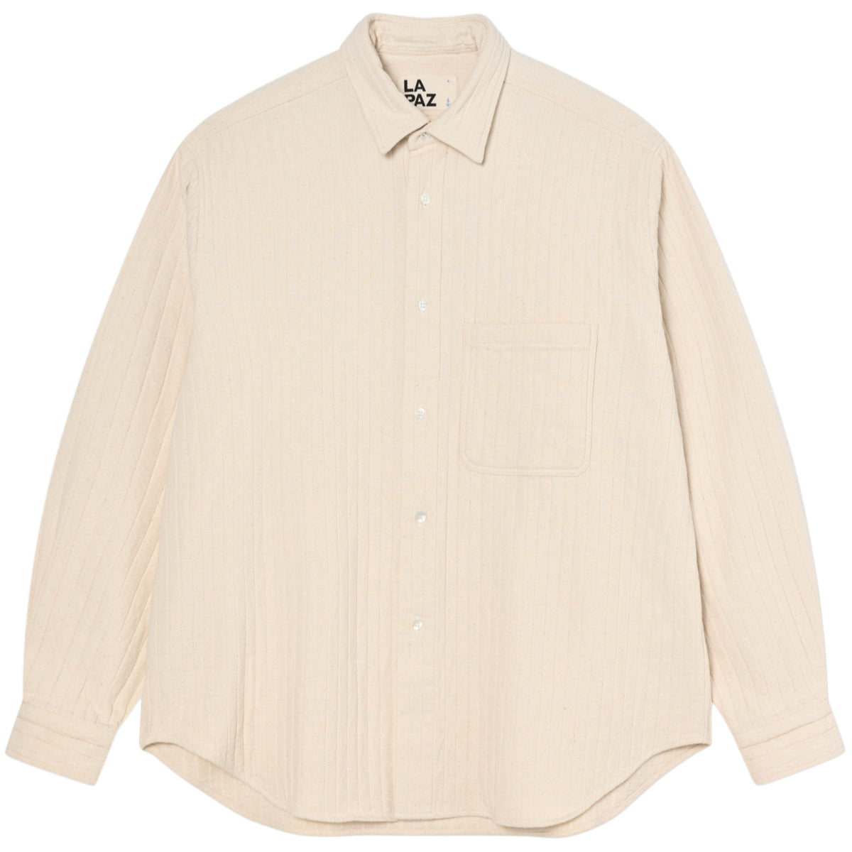 LA PAZ Carvalho Ecru Oversized Shirt