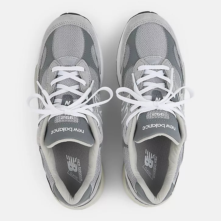 NEW BALANCE Made in USA 992 Shoes Grey With Grey 006 and White