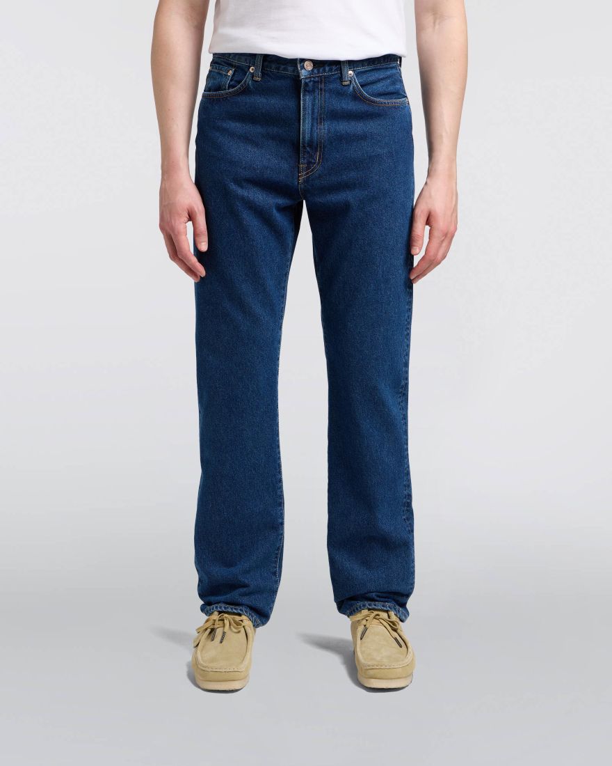 EDWIN Regular Straight Jeans Blue Mid Used