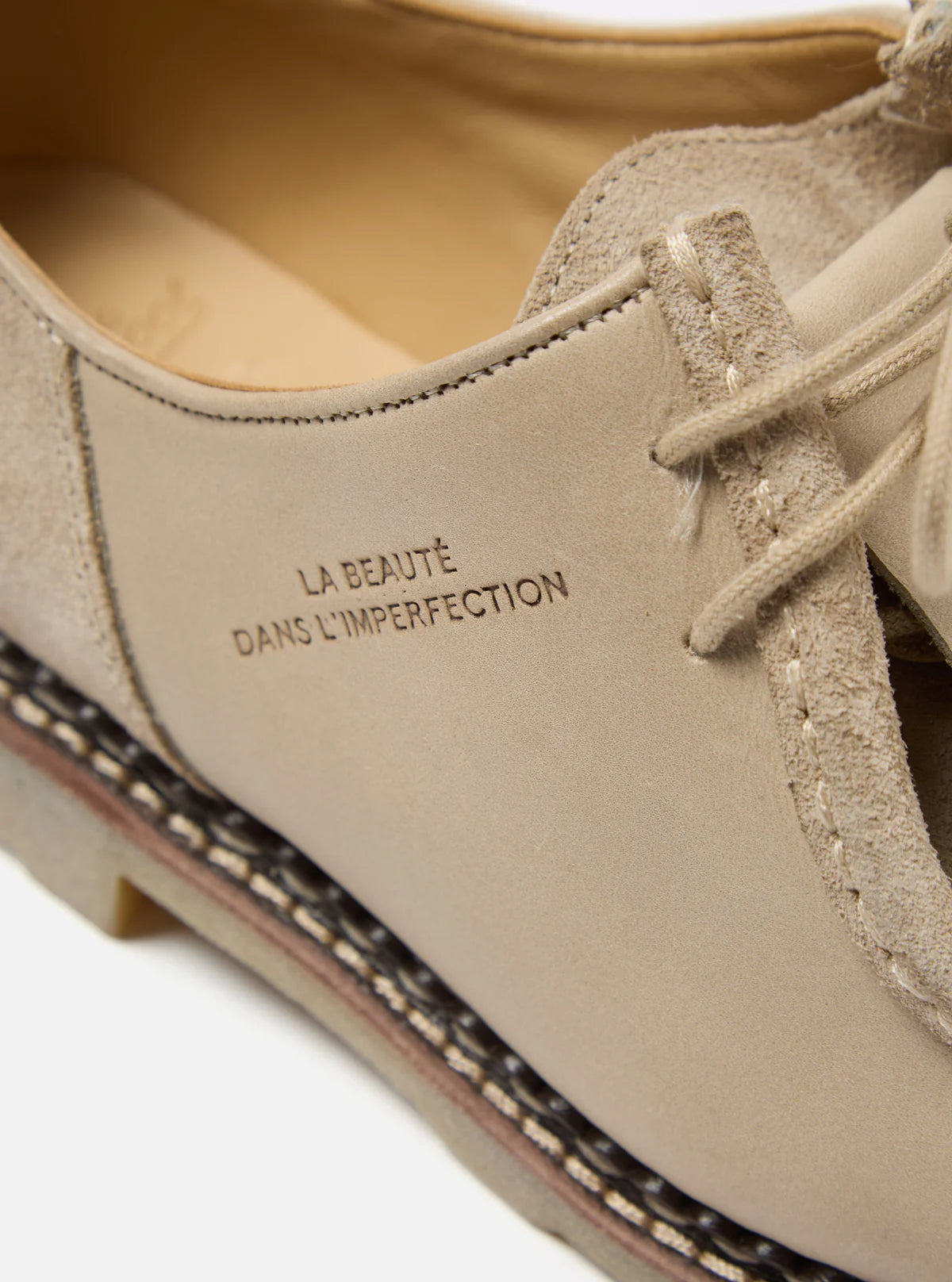 PARABOOT x Universal Works Michael in Sand Leather Suede