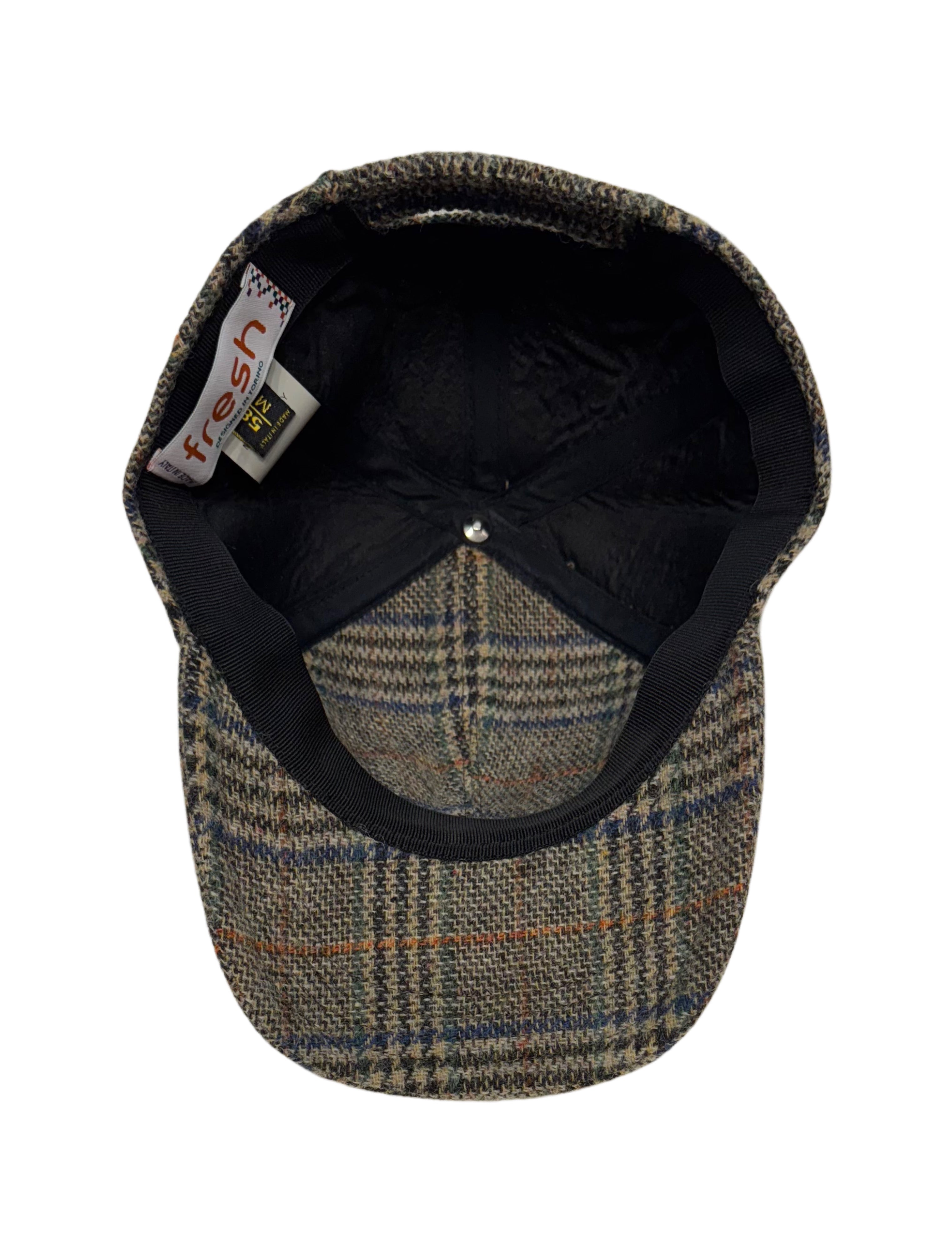 FRESH Six-Panel Oat Tweed Cap