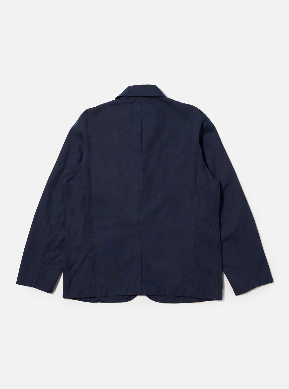 UNIVERSAL WORKS Navy Linen Slub Weave Bakers Jacket