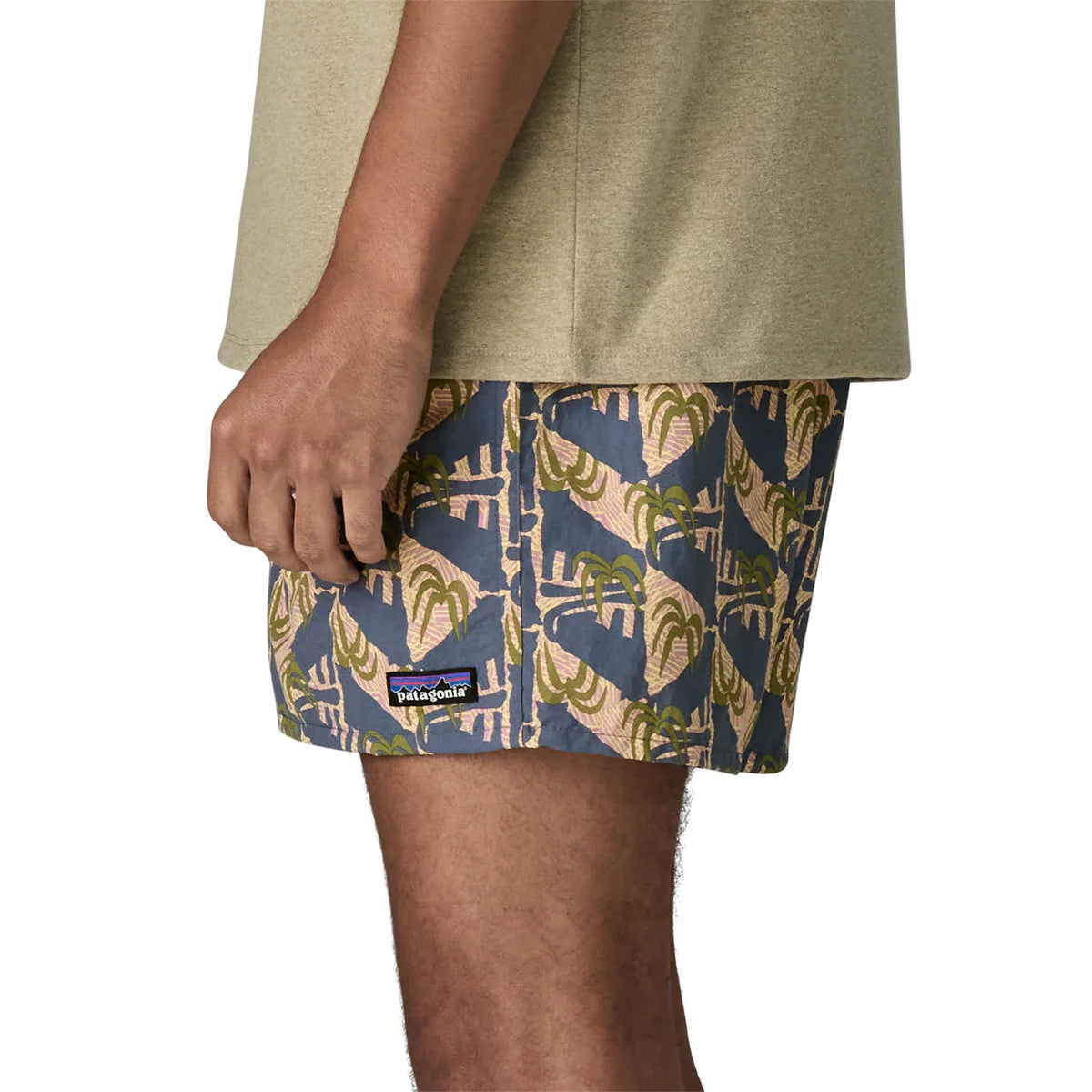 PATAGONIA Pantaloncini da Uomo Baggies™ - 5" Jaguar Geo: Dolomite Blue