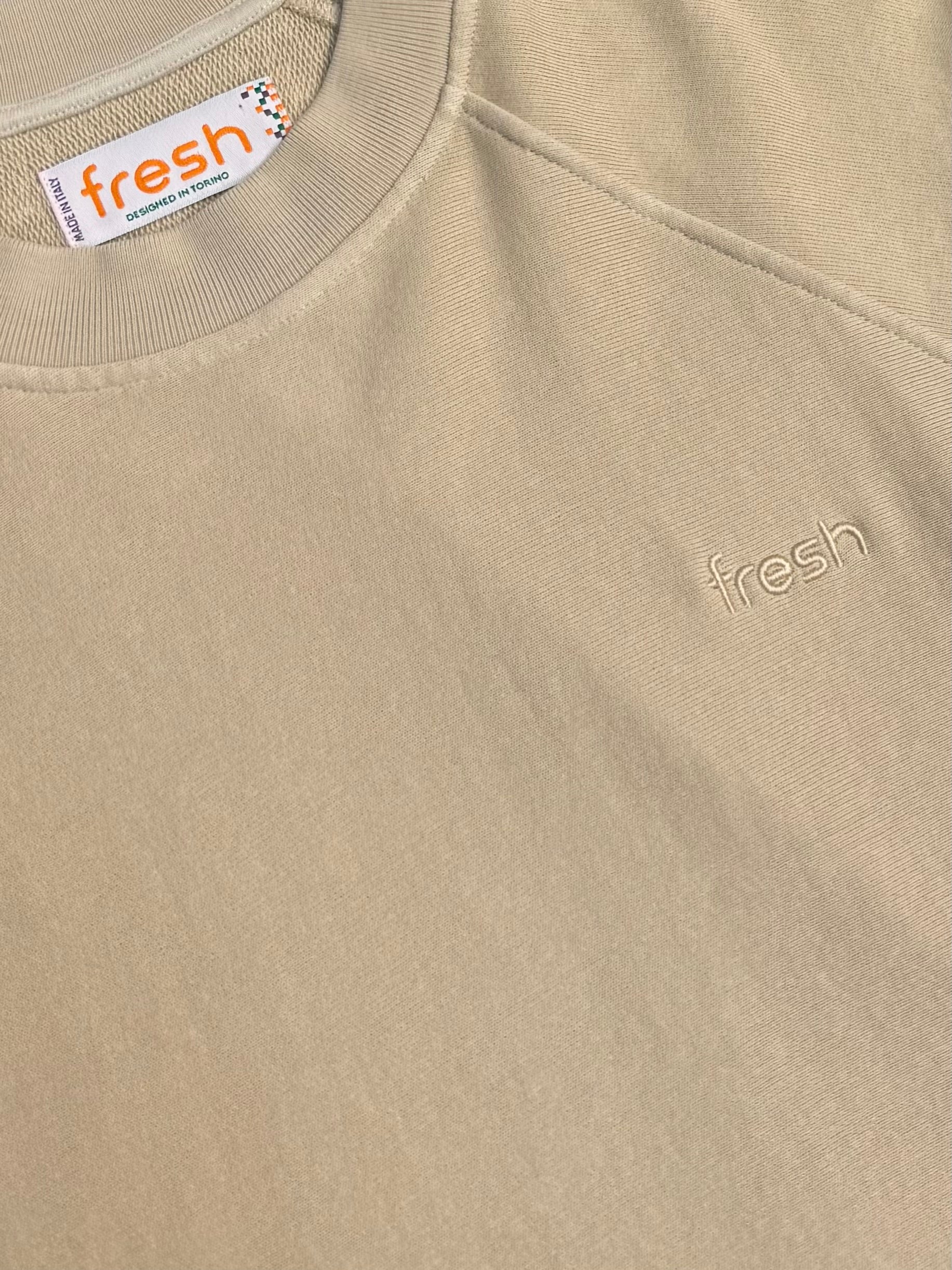 FRESH Billie Cotton Sweatshirt in Sand