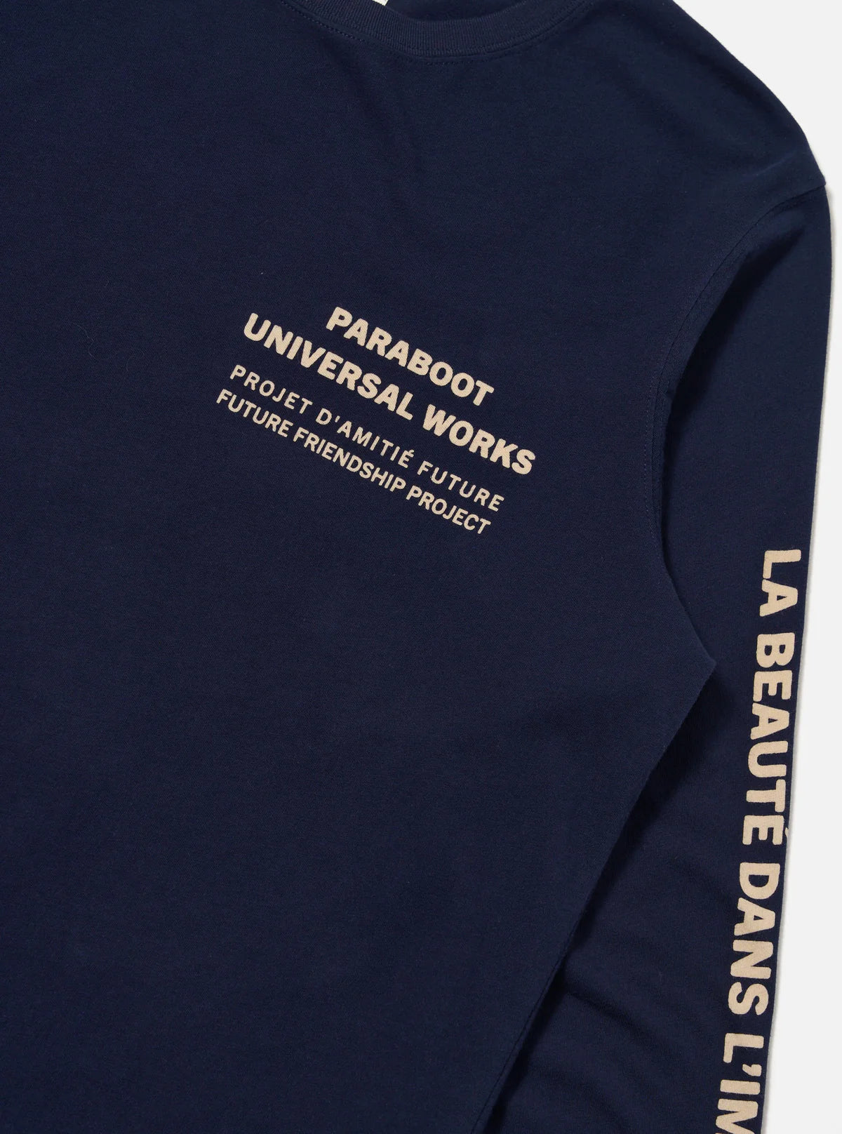 PARABOOT x Universal Works Navy Single Jersey Long Sleeve Tee