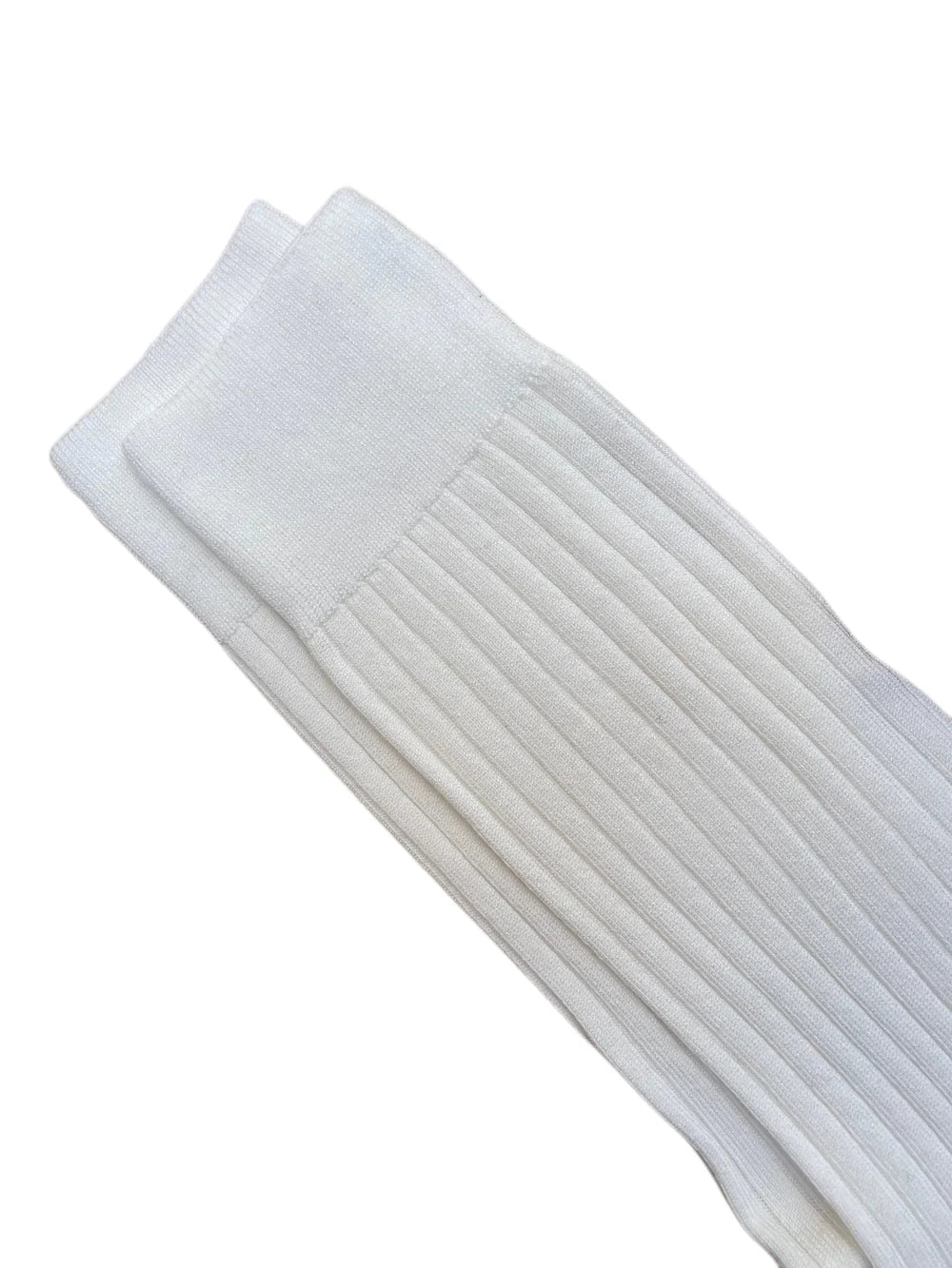 FRESH Cotton Over-the-Calf Lenghth Socks In White
