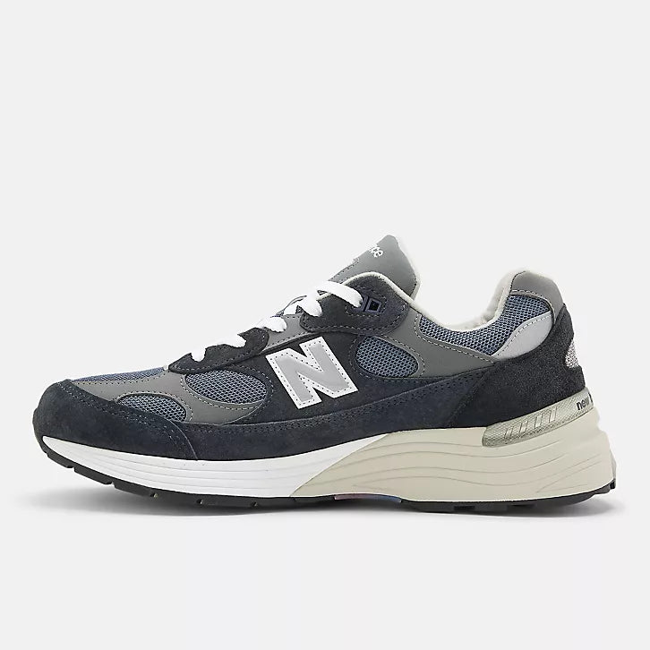 NEW BALANCE Made in USA 992 Shoes Navy With Grey 006 and White