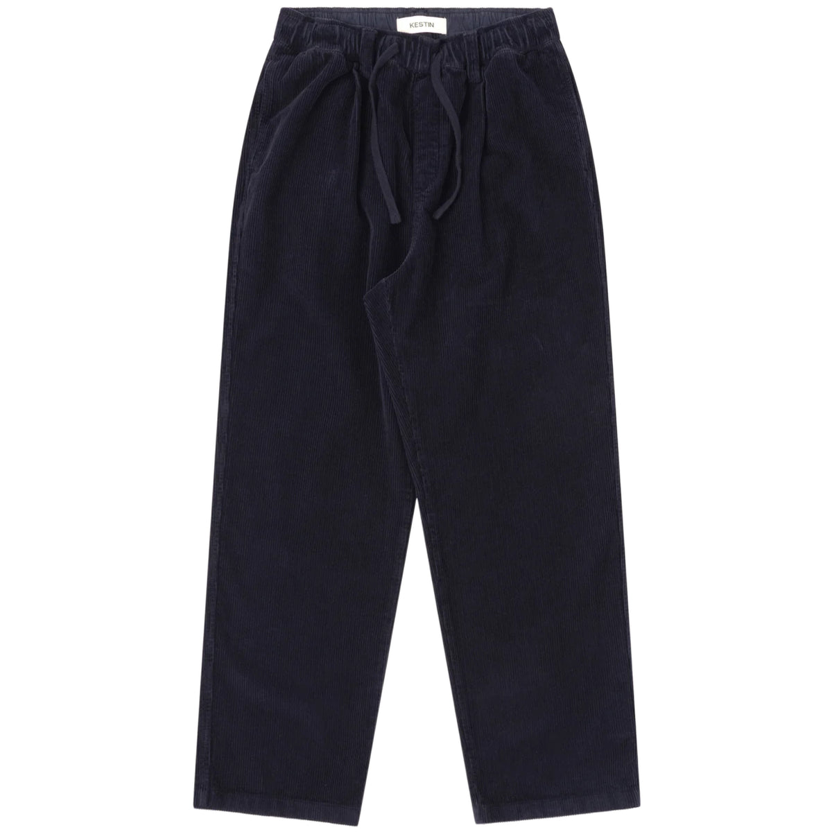 Pantalon KESTIN Doune en velours côtelé biologique 8 raies coloris Ink Navy