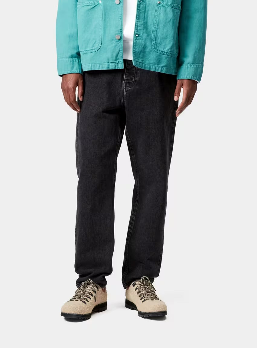 CARHARTT WIP Newel Pantalon Noir Délavé