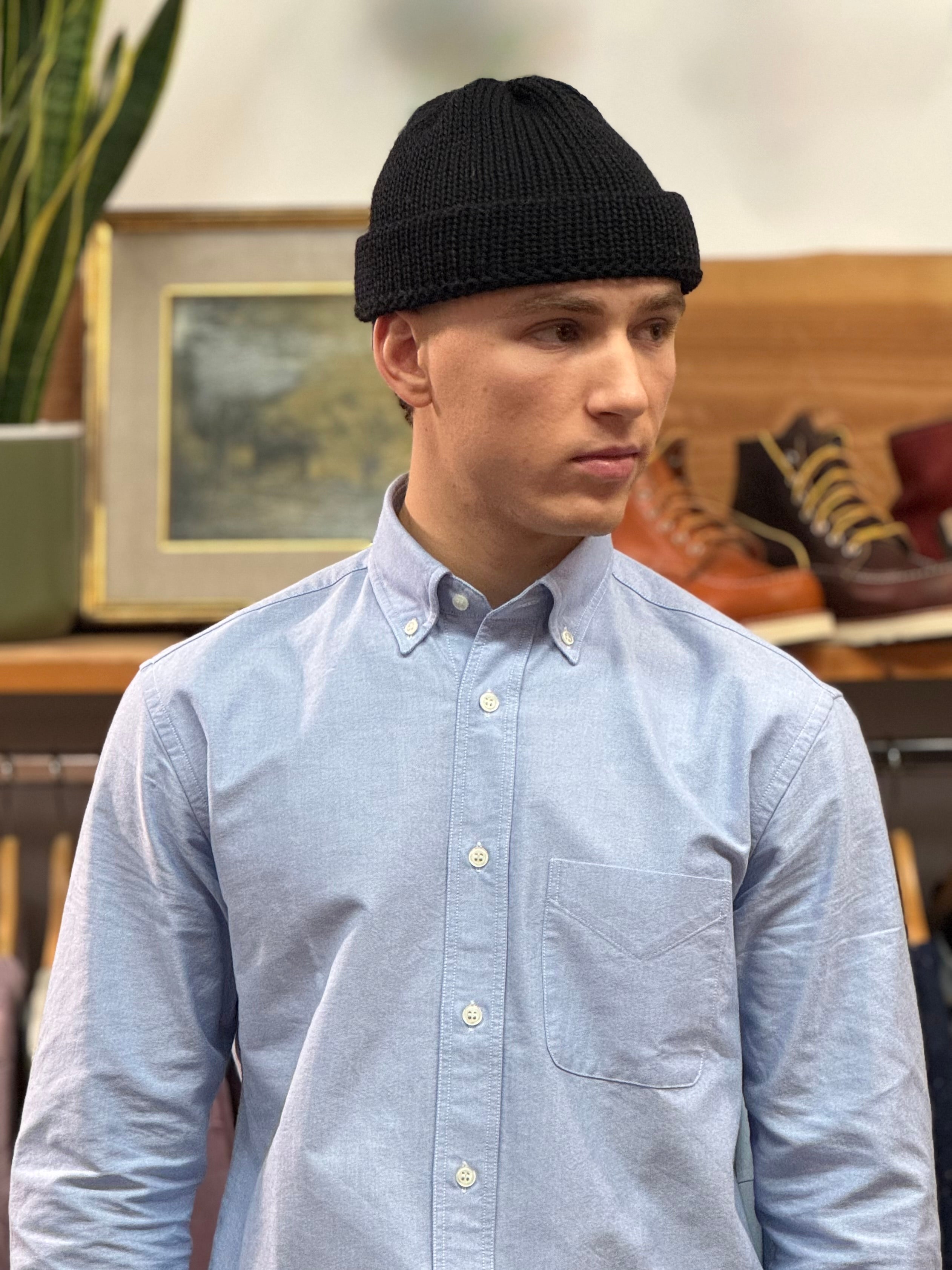 Chemise boutonnée en coton Oxford bleu clair FRESH