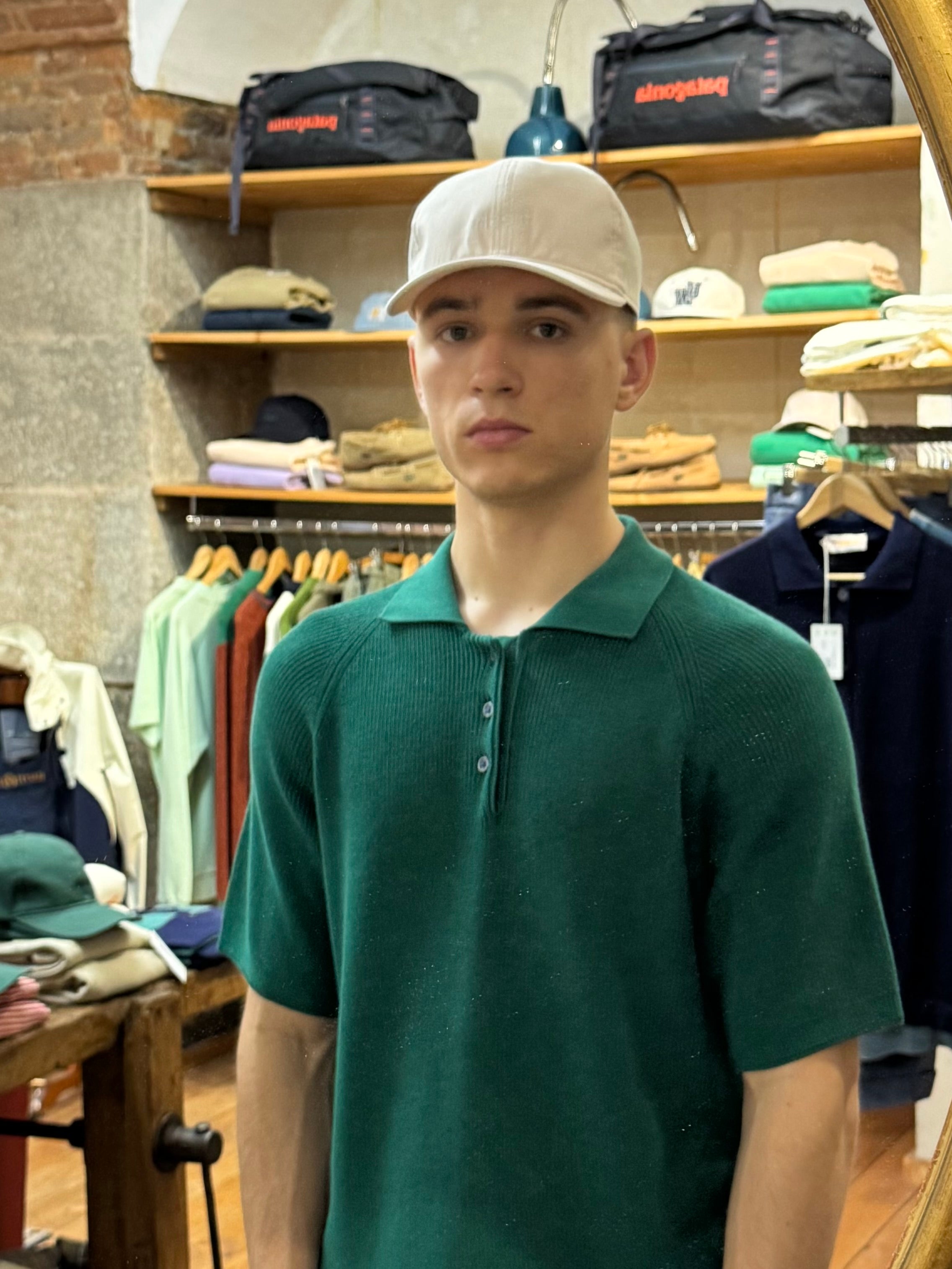 FRESH Cotton Cap in White Pink