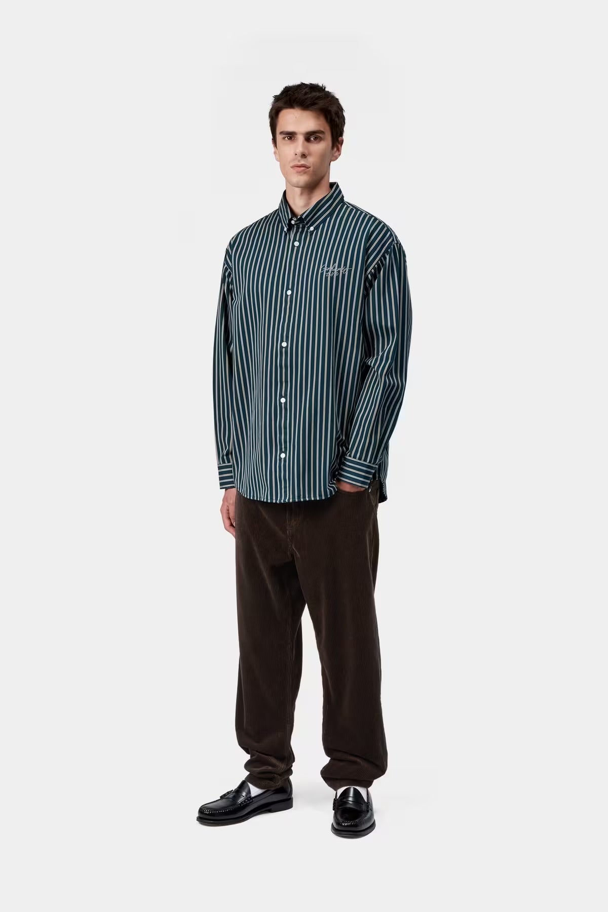 CARHARTT WIP Newel Corduroy Pant Tobacco Rinsed