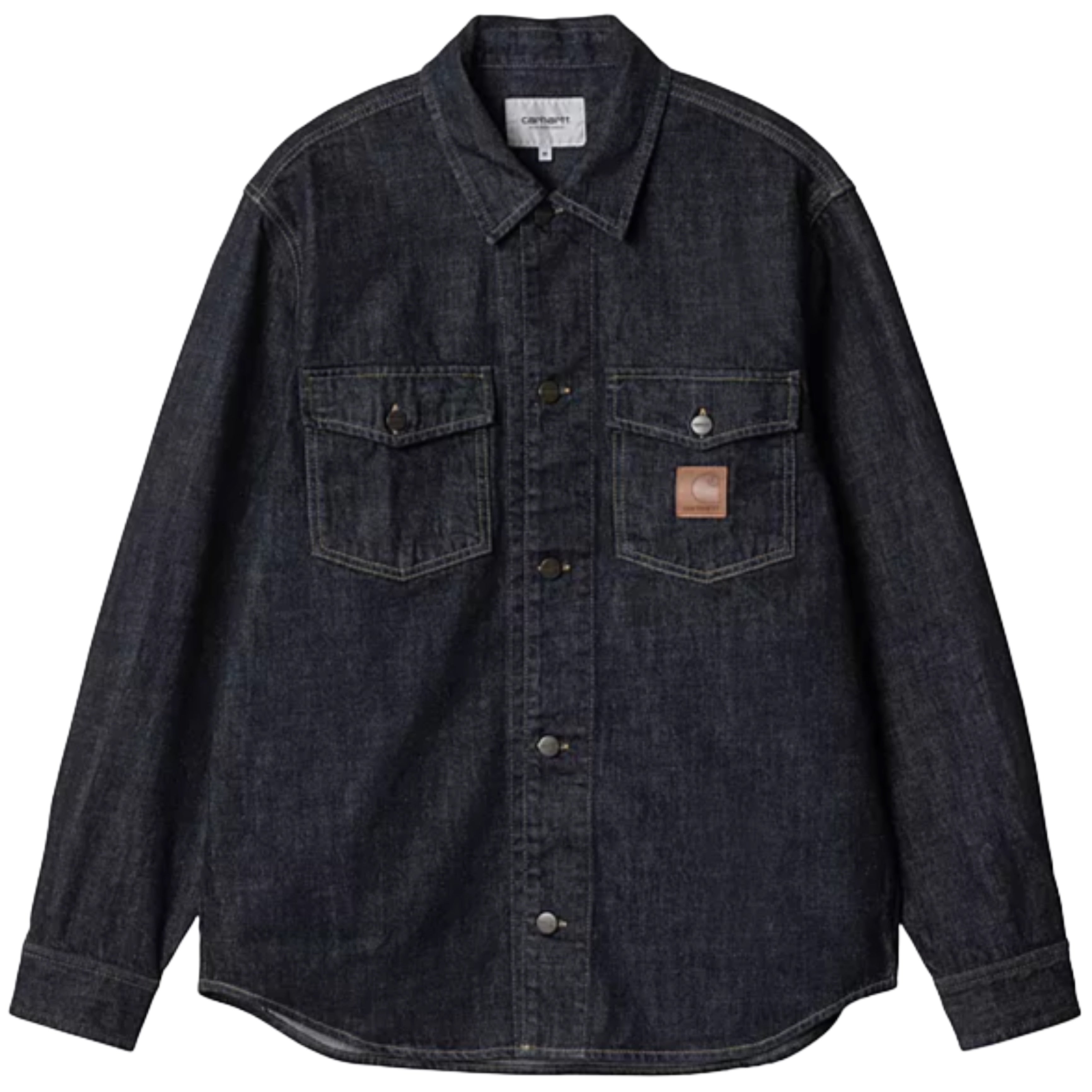 CARHARTT WIP Lincoln Shirt Jac Blu Risciacquato