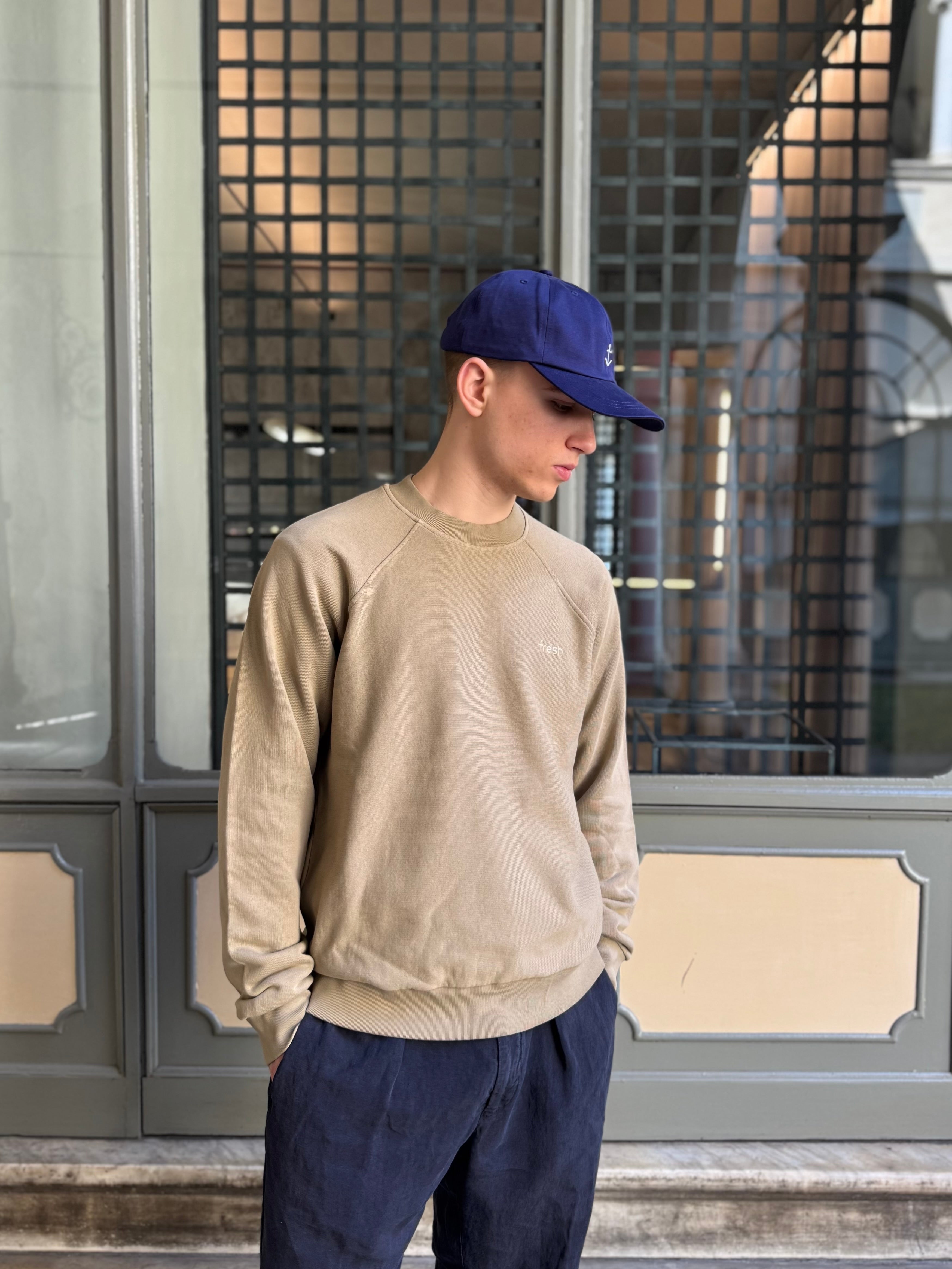 FRESH Billie Cotton Sweatshirt in Havana
