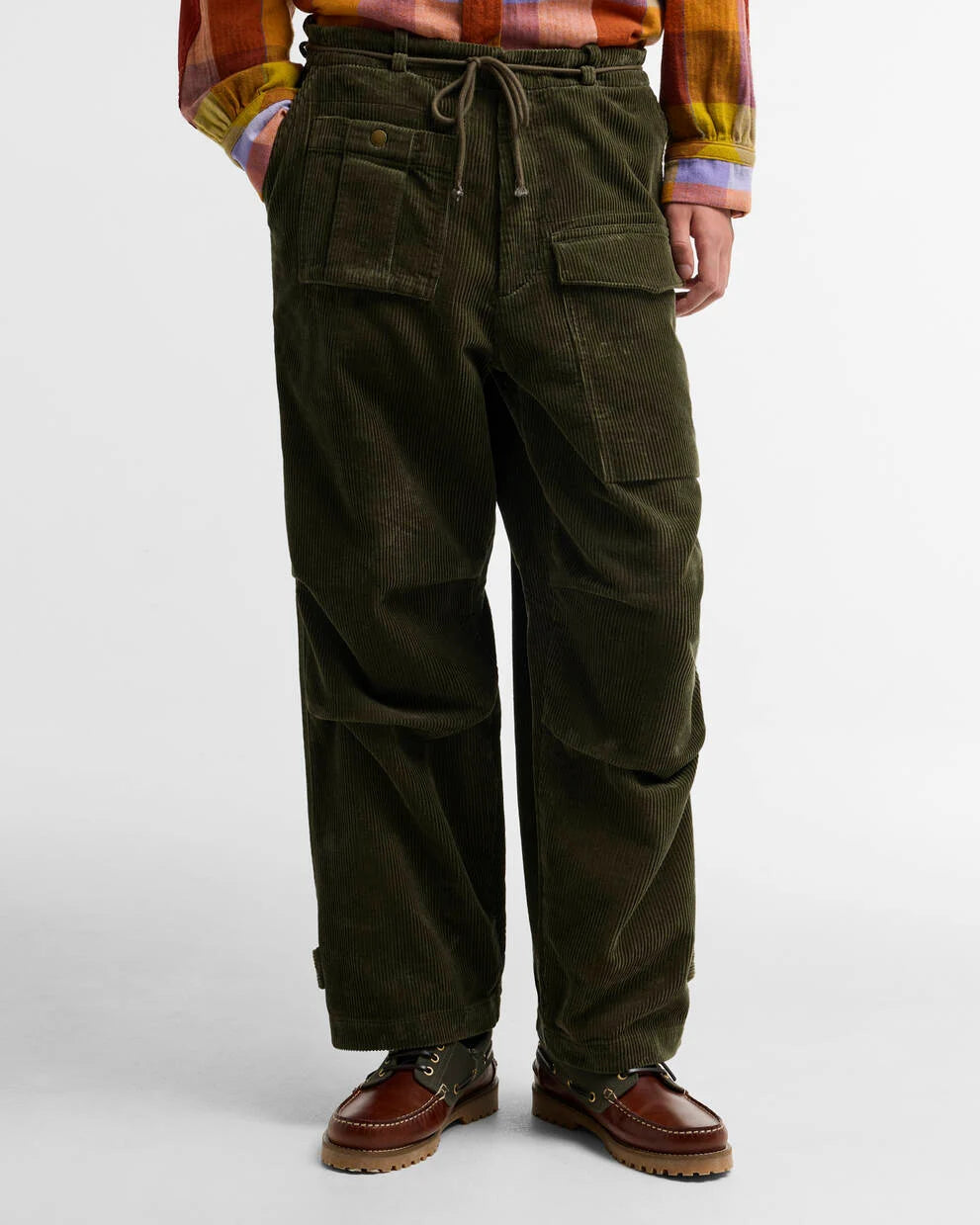 BARBOUR x Norbit Oversized Cord Trousers