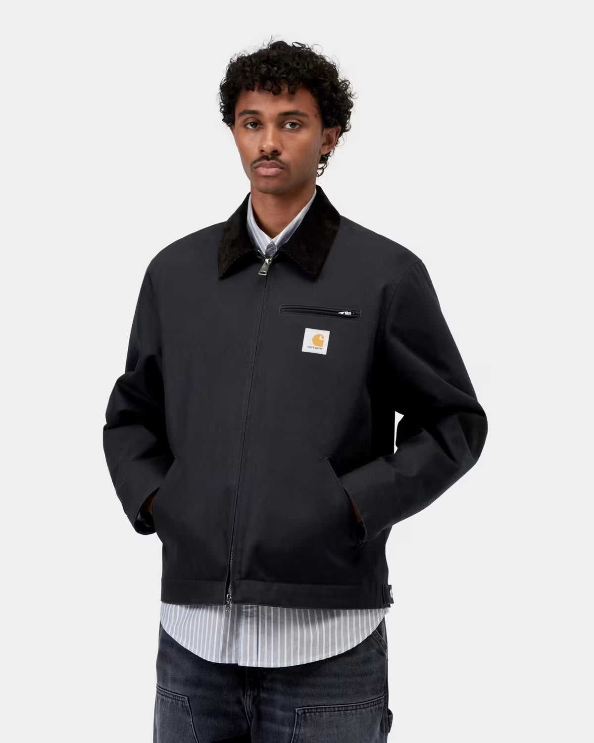 CARHARTT WIP Detroit Jacket Winter Dark Navy Black Rigid