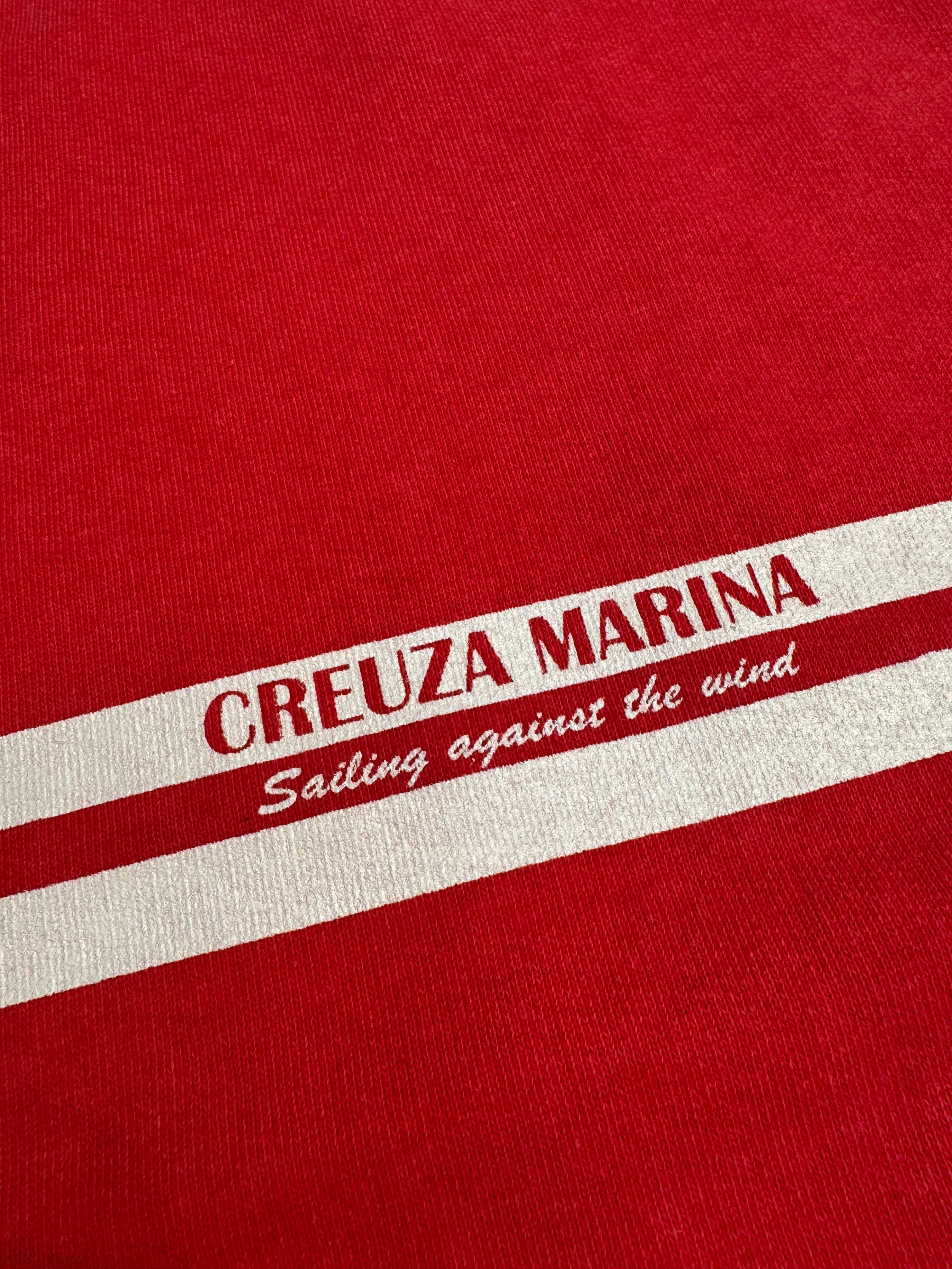 Sweat-shirt en coton Creuza Marina FRESH rouge