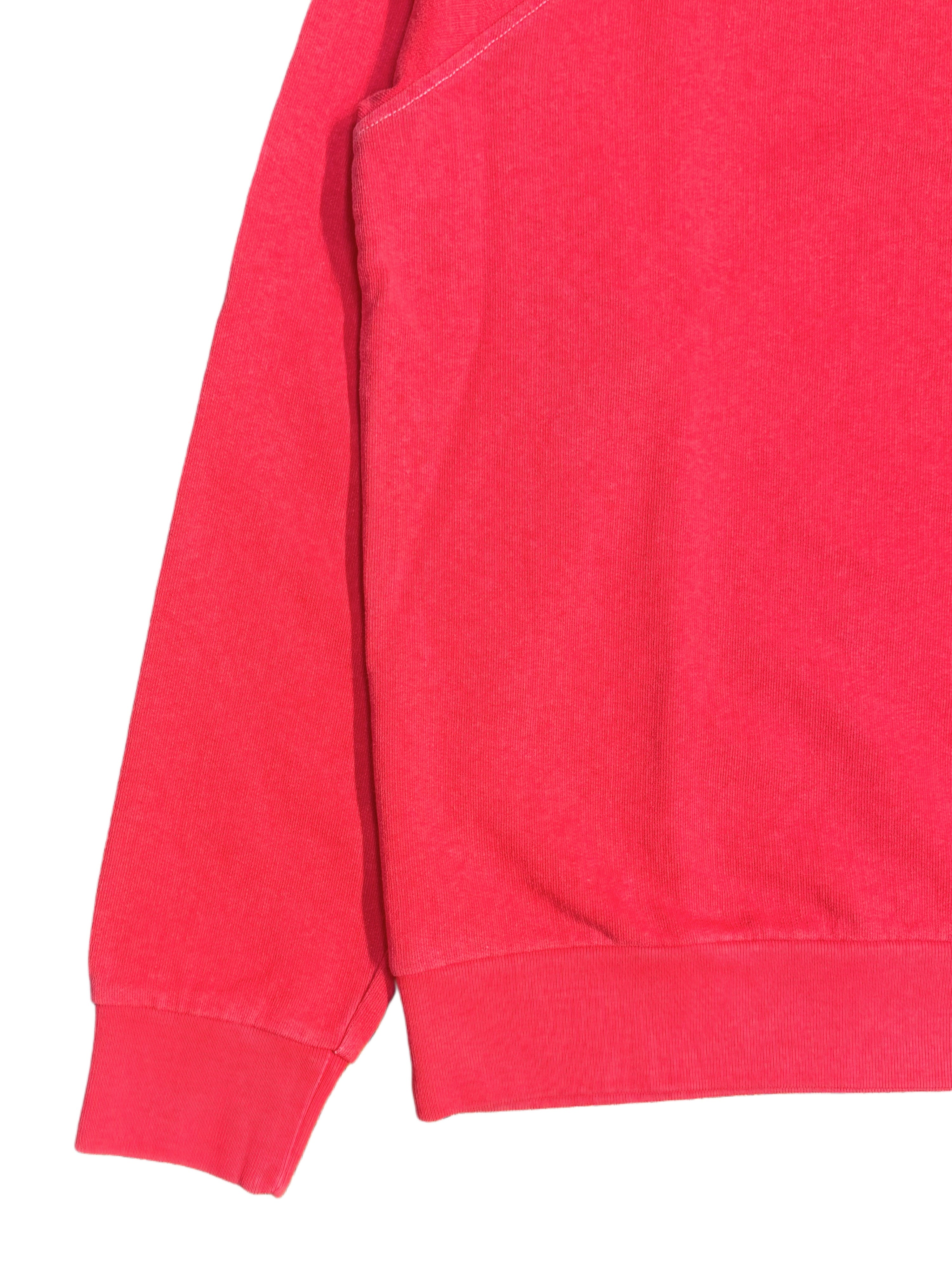 FRESH Billie Plated Cotton Sweatshirt in Real Red