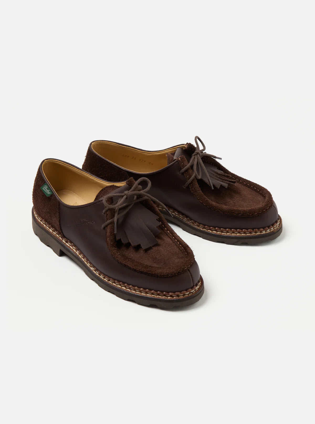 PARABOOT x Universal Works Michael in Coffee Leather Suede